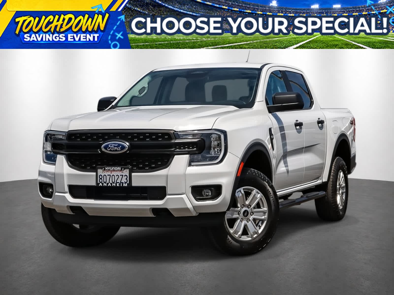 Oxford White 2024 Ford Ranger Pickup Truck Four-Wheel Drive Automatic