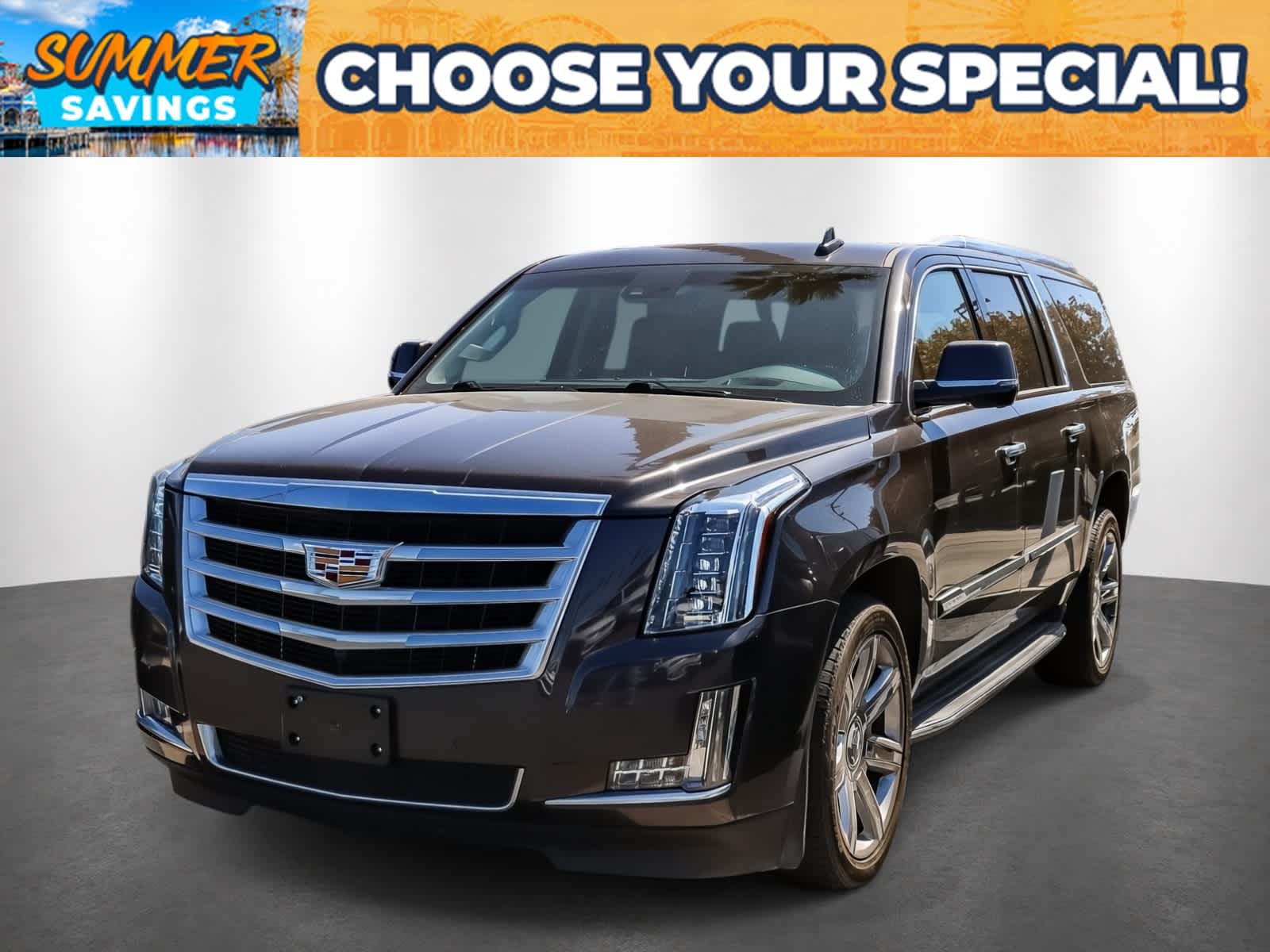 Dark Granite Metallic 2016 Cadillac Escalade ESV SUV / Crossover Four-Wheel Drive 8-Speed Automatic