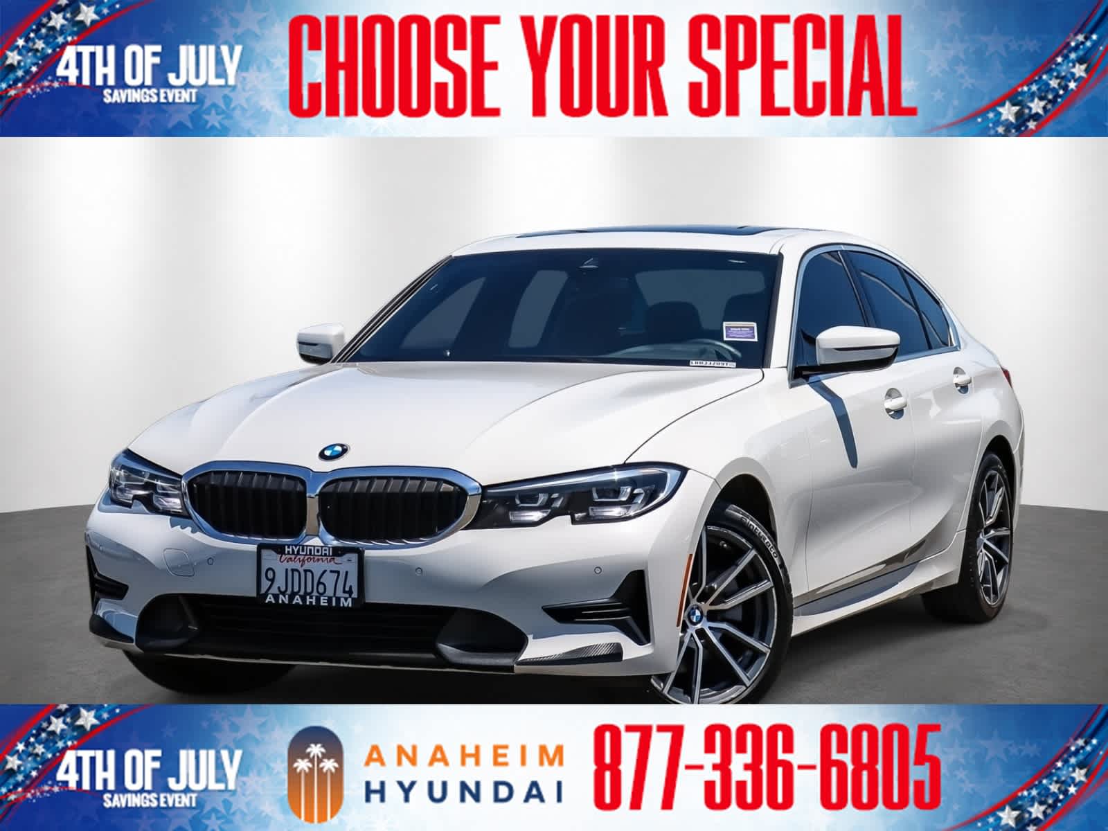 Alpine White 2020 BMW 3 Series Sedan Rear-Wheel Drive 8-Speed Automatic