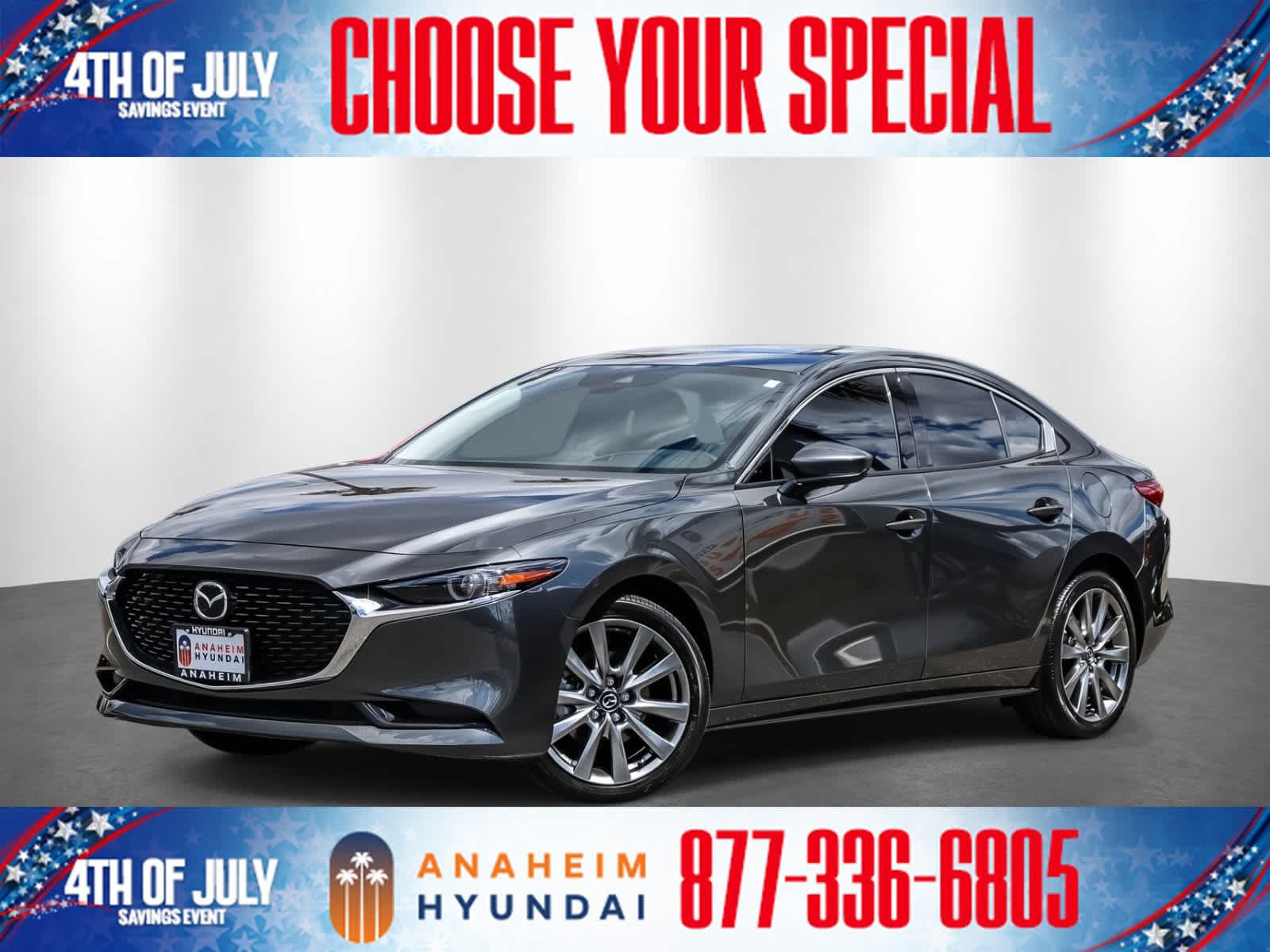 Machine Gray Metallic 2023 Mazda MAZDA3 Sedan All-Wheel Drive 6-Speed Automatic