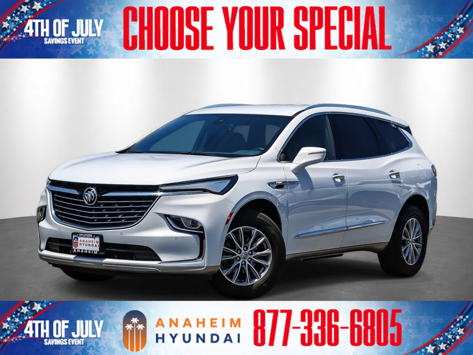 Summit White 2023 Buick Enclave SUV / Crossover Front-Wheel Drive 9-Speed Automatic