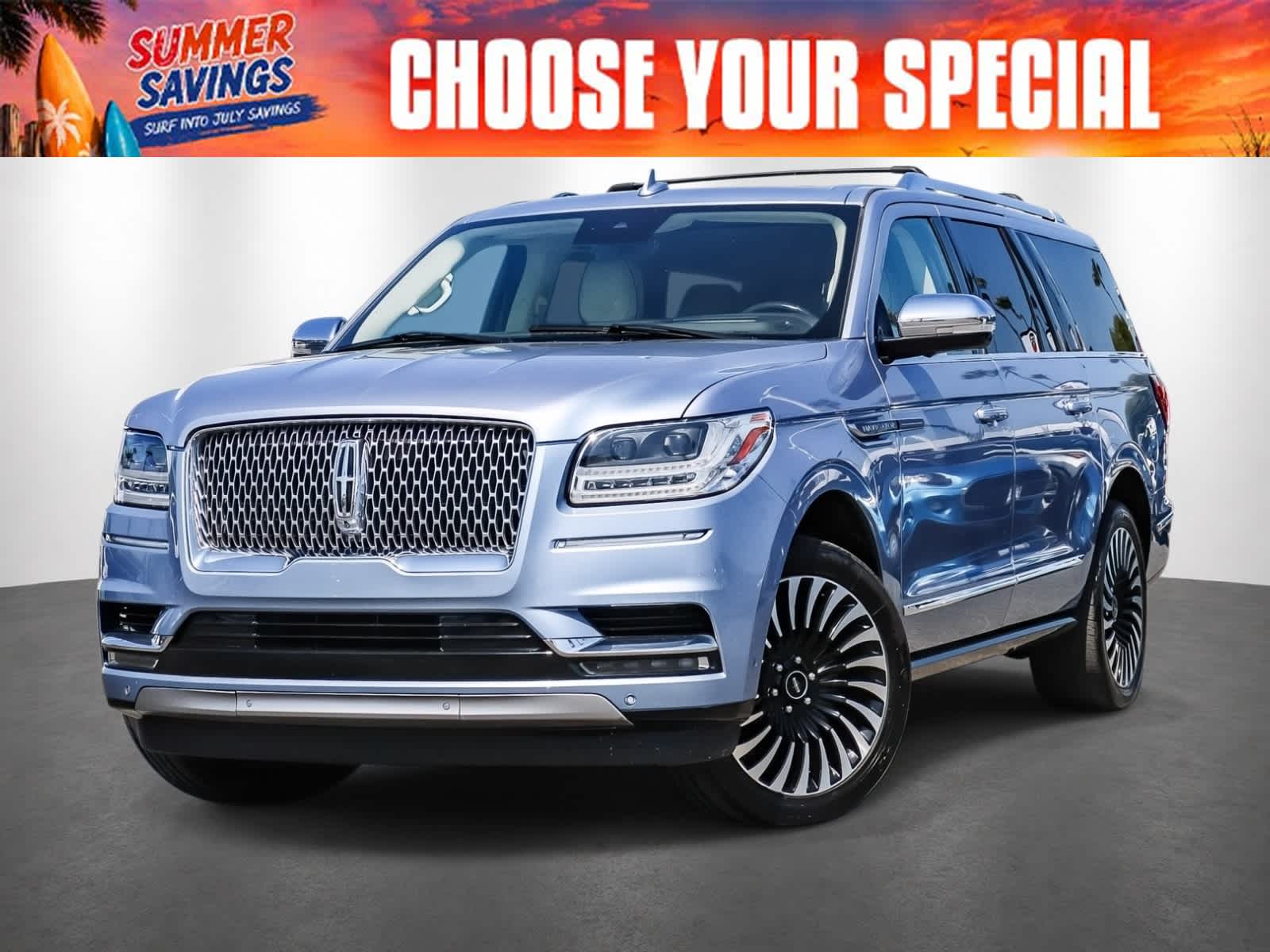 Chroma Crystal Blue 2021 Lincoln Navigator SUV / Crossover Four-Wheel Drive Automatic