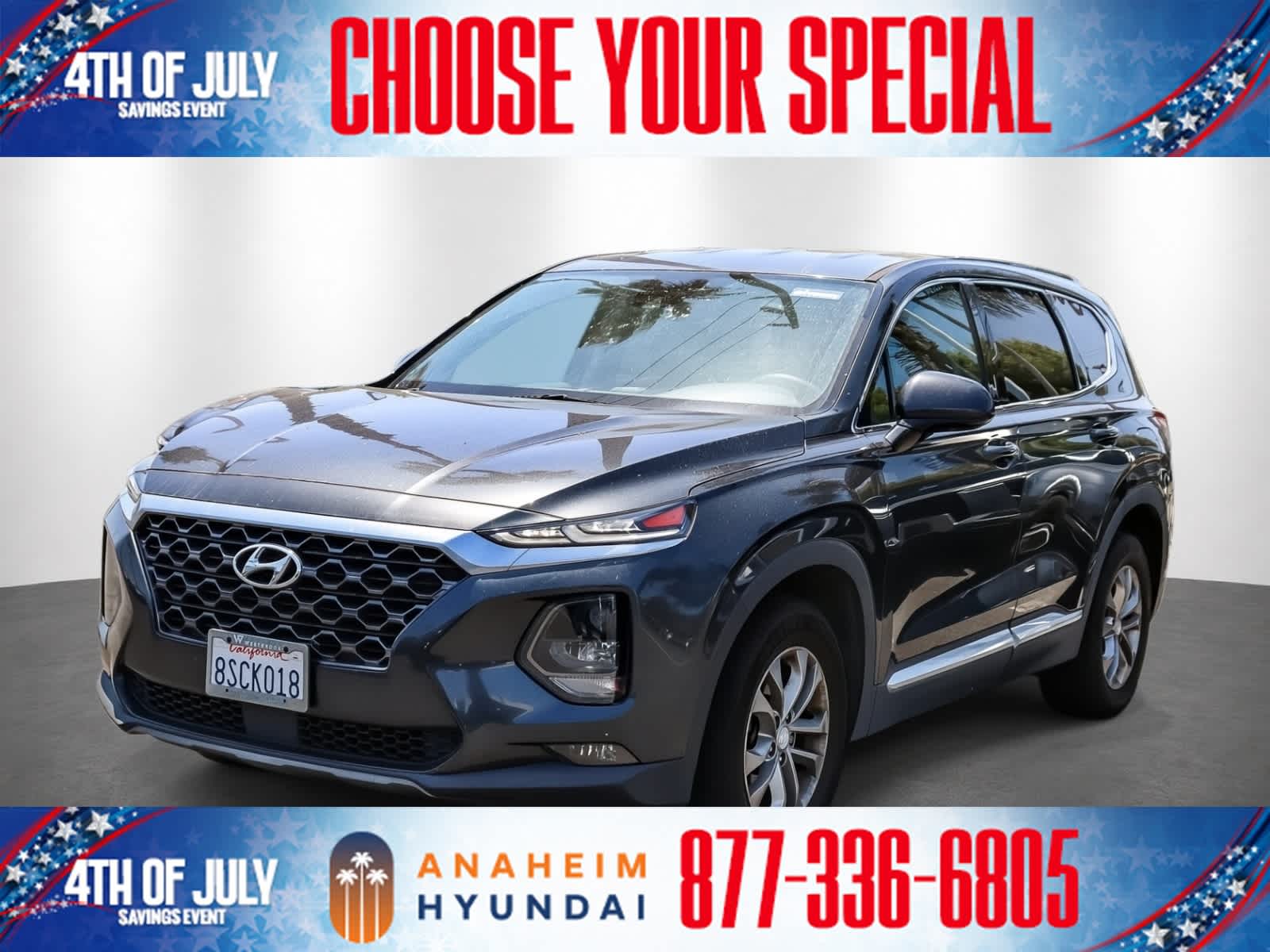 Portofino Gray 2020 Hyundai Santa Fe SUV / Crossover Front-Wheel Drive 8-Speed Automatic