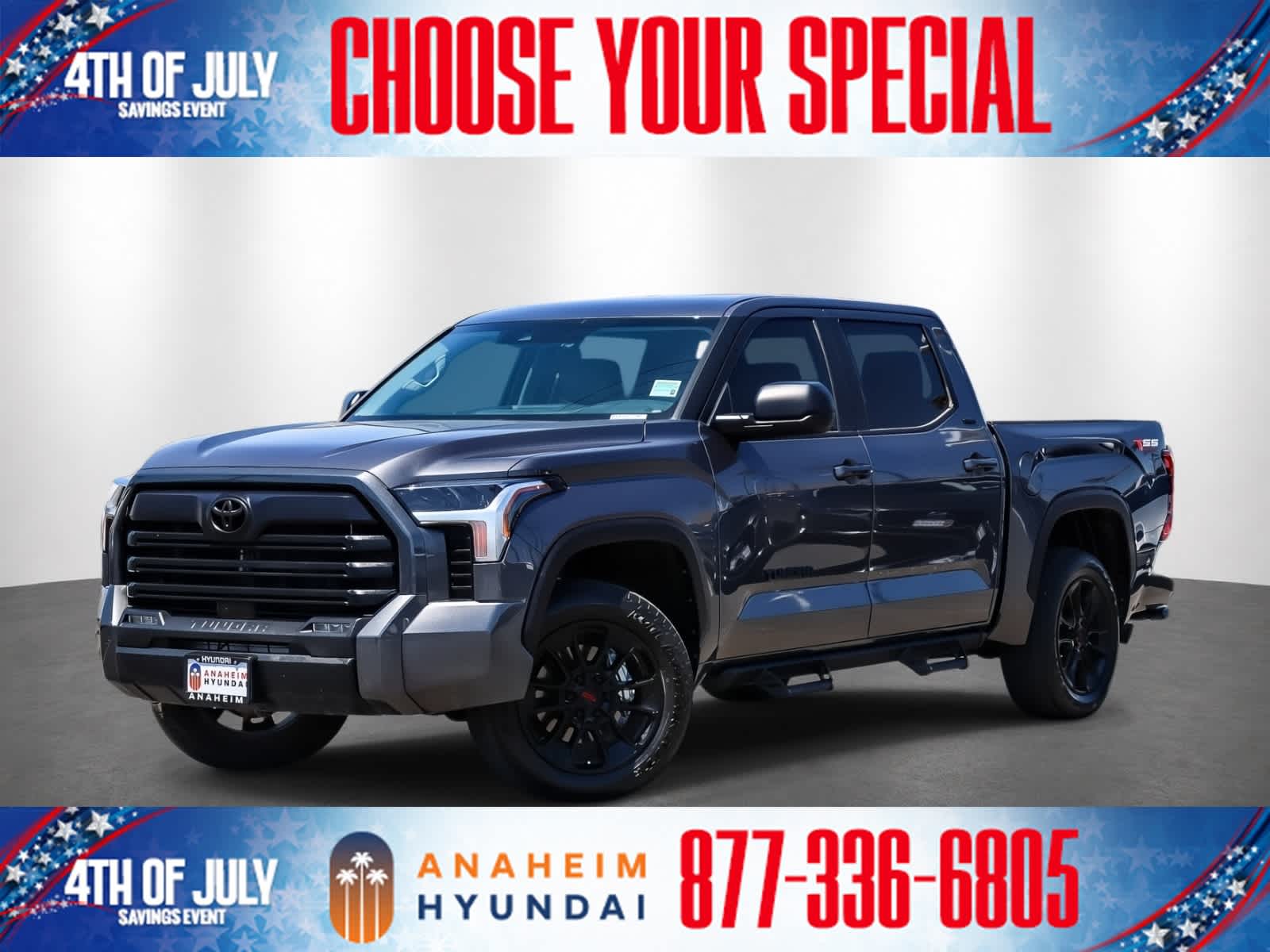 Magnetic Gray Metallic 2024 Toyota Tundra Pickup Truck Four-Wheel Drive Automatic