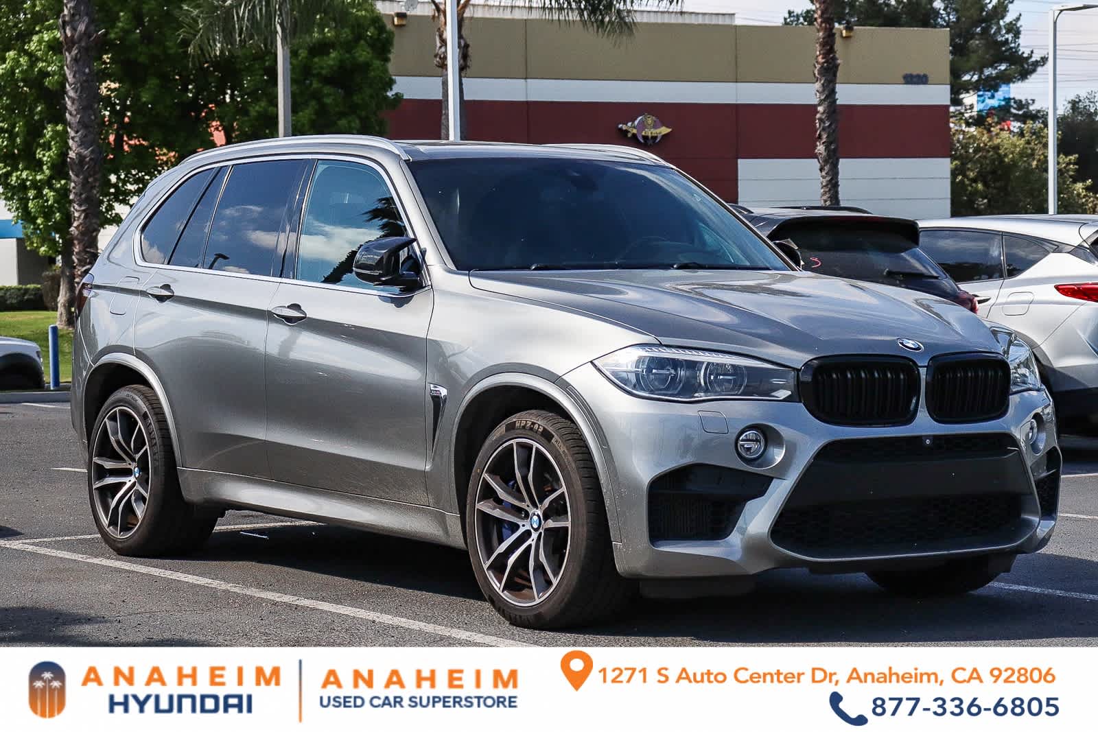 Gray 2016 BMW X5 M AWD SUV / Crossover All-Wheel Drive 8-Speed Automatic