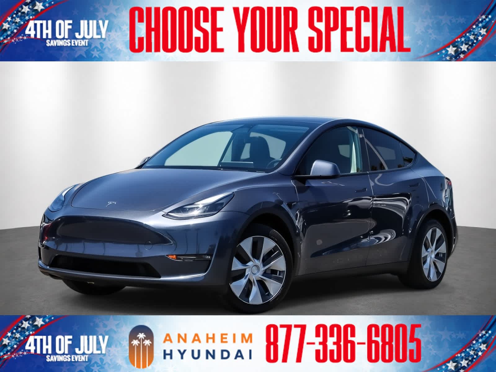 Gray 2023 Tesla Model Y SUV / Crossover All-Wheel Drive 1-Speed Automatic