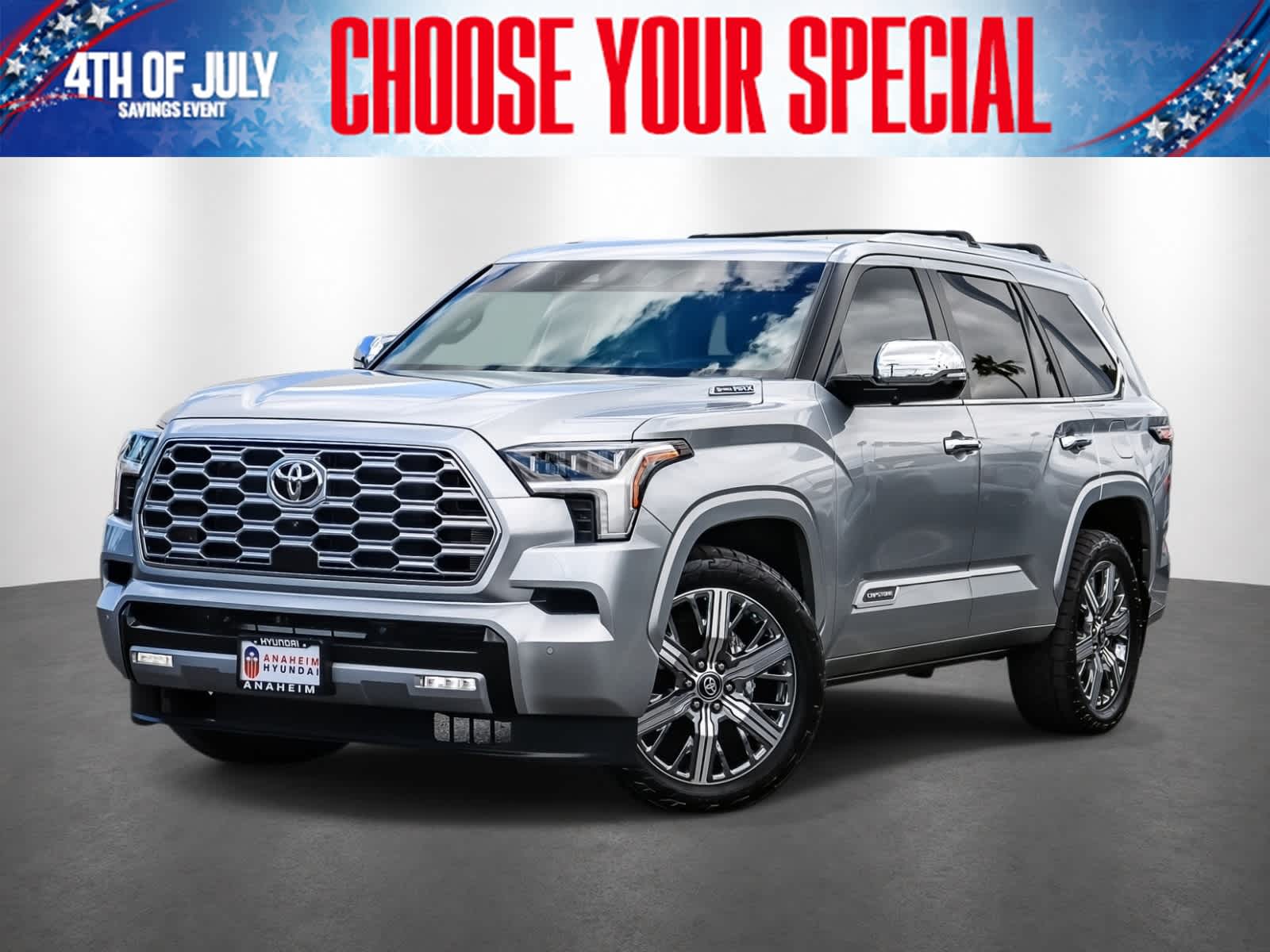 Celestial Silver Metallic 2025 Toyota Sequoia SUV / Crossover Four-Wheel Drive Automatic