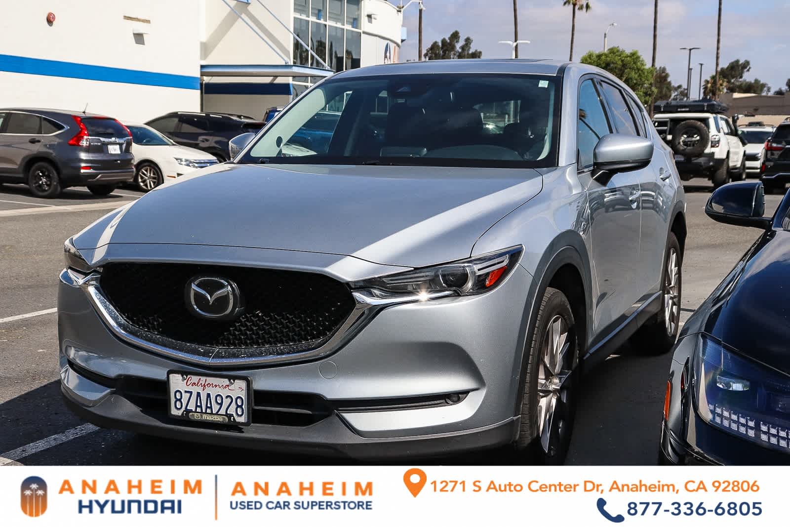 Sonic Silver Metallic 2020 Mazda CX-5 Grand Touring FWD SUV / Crossover Front-Wheel Drive 6-Speed Automatic