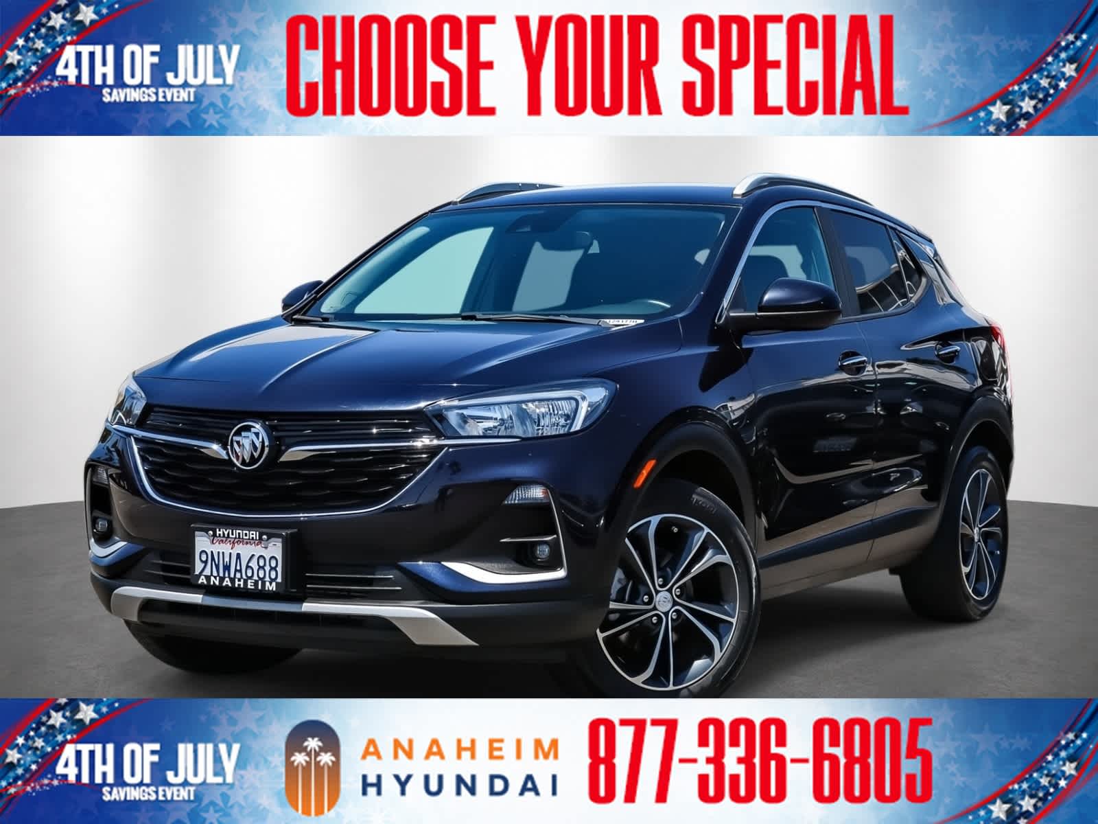 Dark Moon Blue Metallic 2021 Buick Encore GX SUV / Crossover Front-Wheel Drive Continuously Variable Transmission