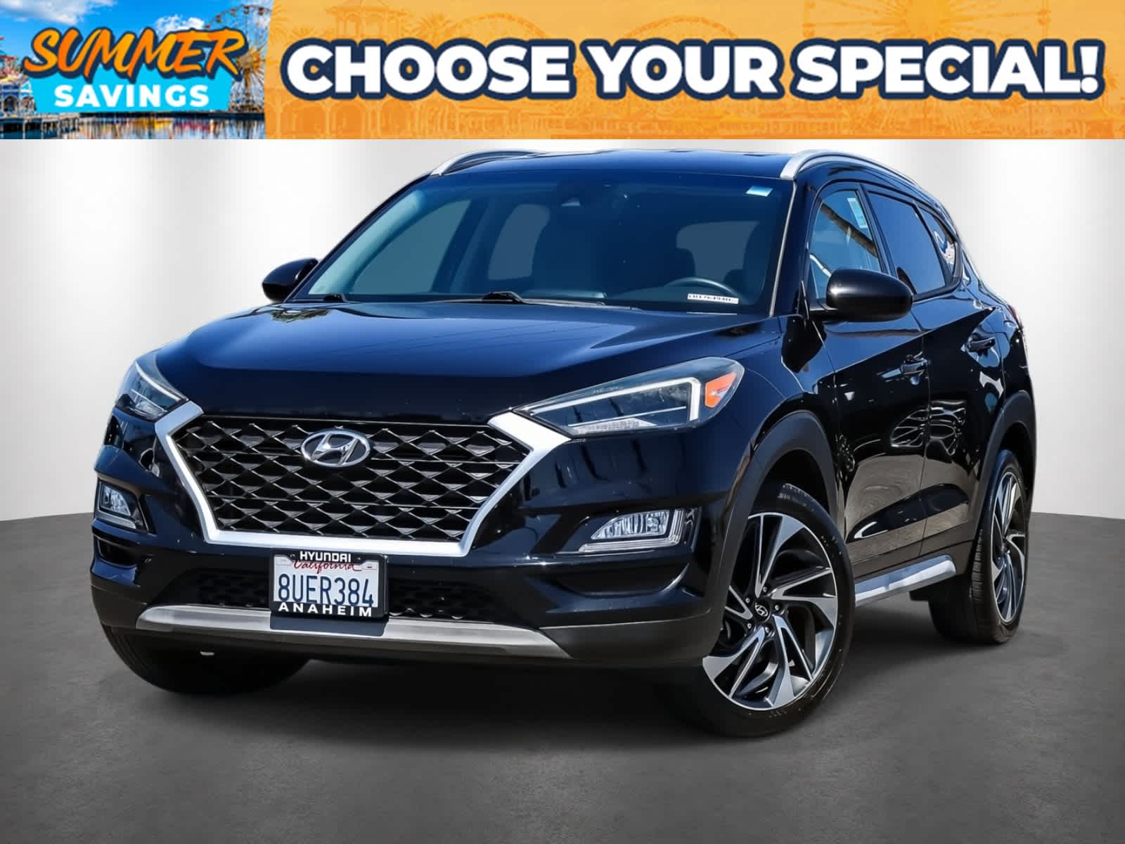 Black Noir Pearl 2020 Hyundai Tucson SUV / Crossover Front-Wheel Drive 6-Speed Automatic