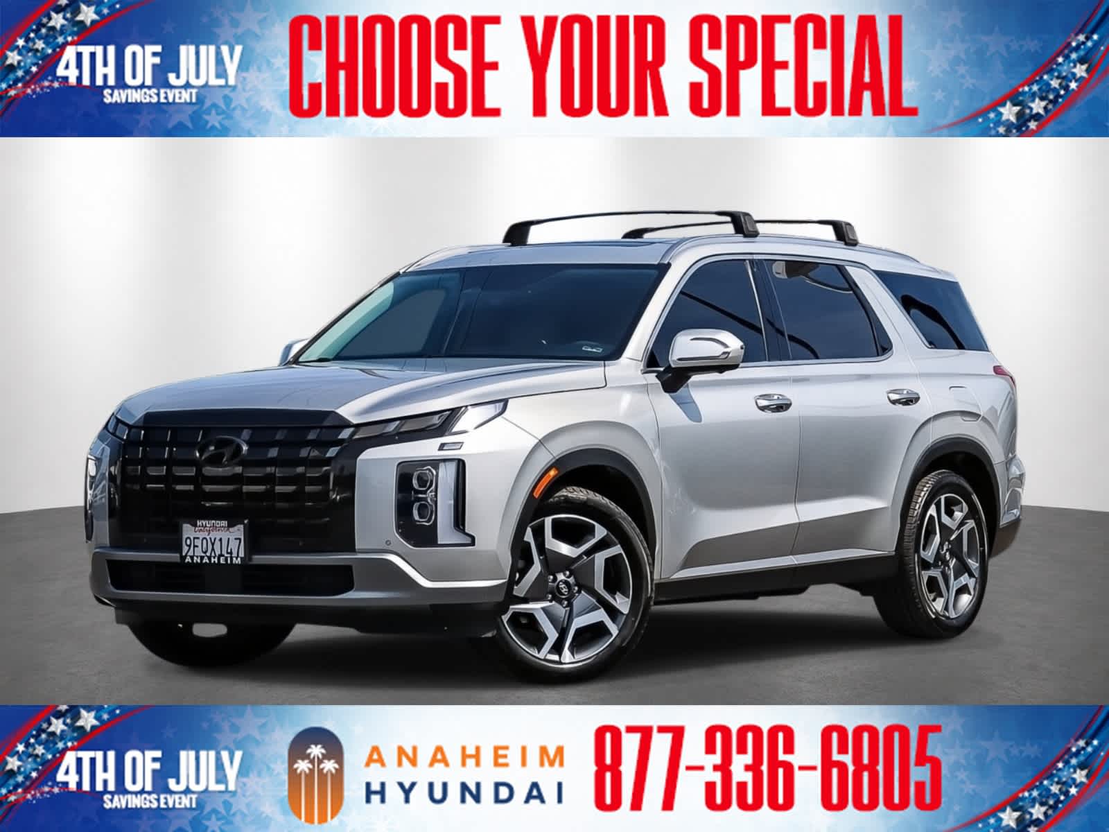 Typhoon Silver 2023 Hyundai Palisade SUV / Crossover Front-Wheel Drive 8-Speed Automatic