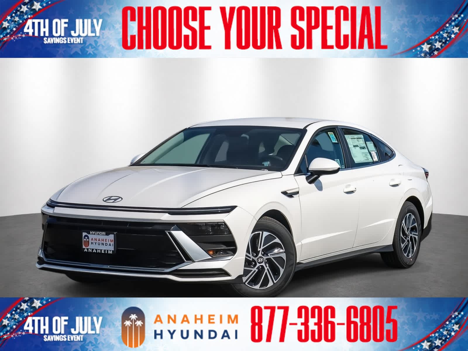 Serenity White 2026 Hyundai Sonata Hybrid Sedan Front-Wheel Drive 6-Speed Automatic