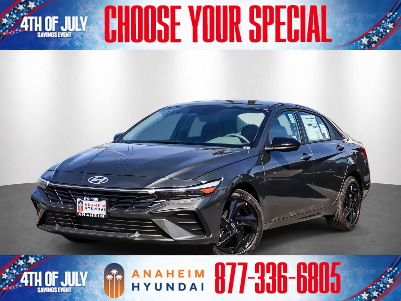 Amazon Gray 2026 Hyundai Elantra Sedan Front-Wheel Drive Continuously Variable Transmission