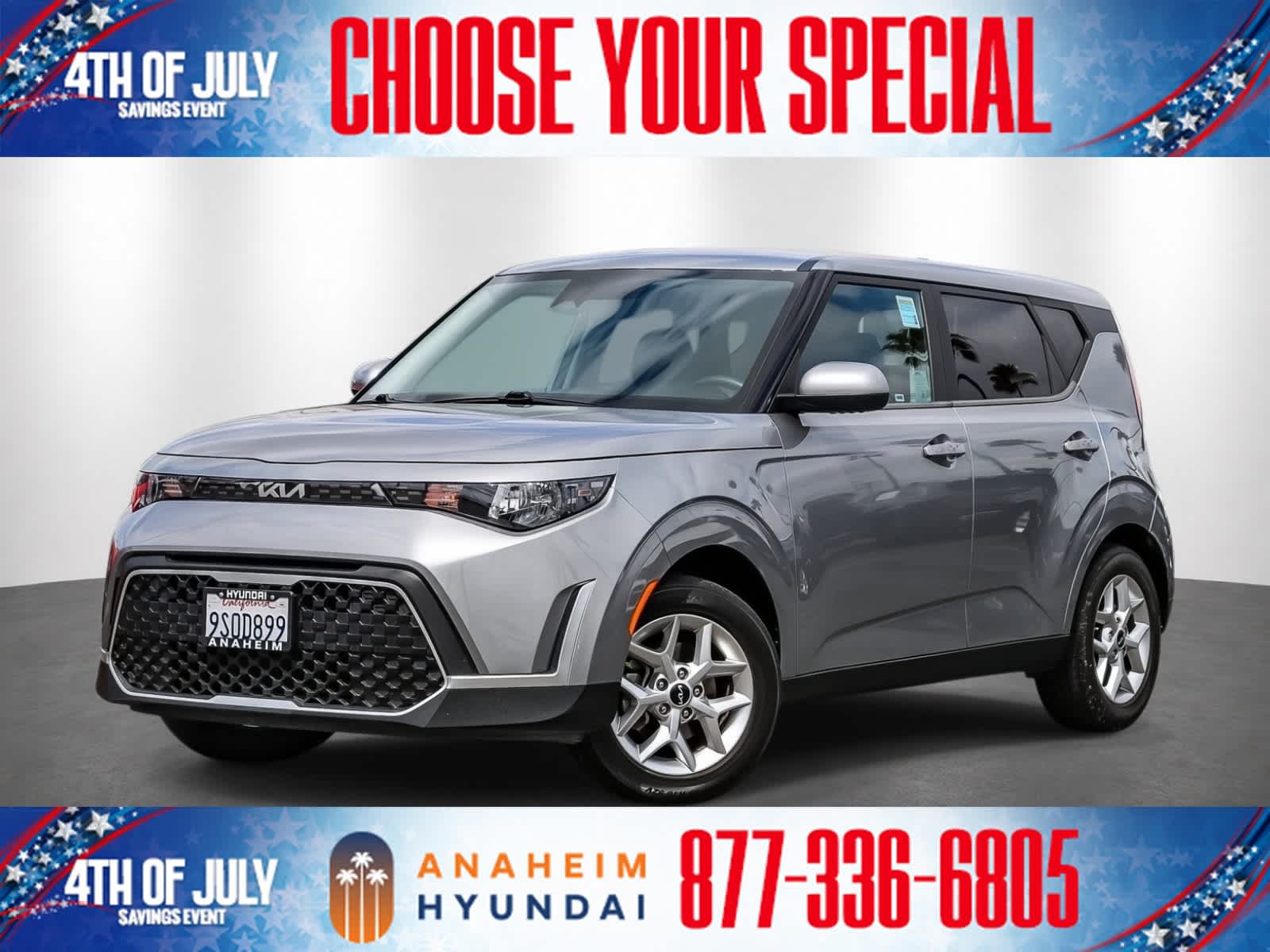 Steel Gray 2023 Kia Soul SUV / Crossover Front-Wheel Drive Continuously Variable Transmission