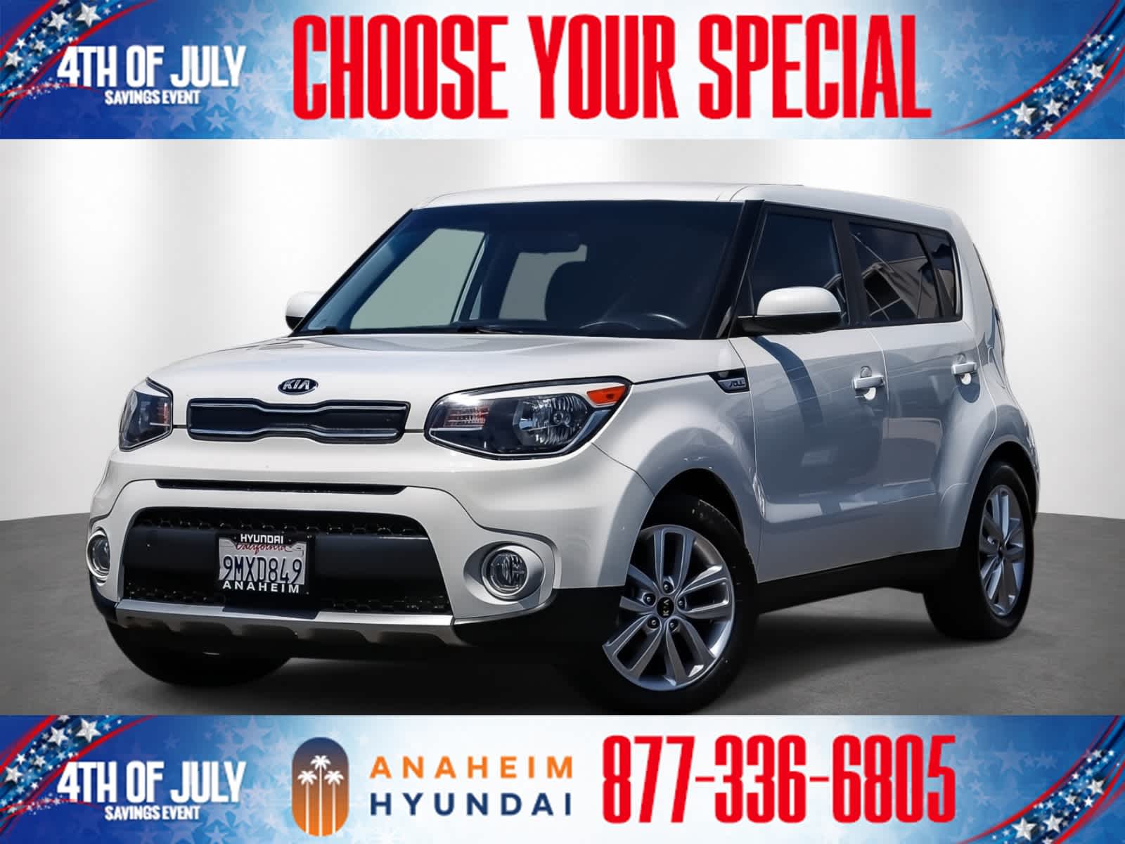 Clear White 2019 Kia Soul Wagon Front-Wheel Drive 6-Speed Automatic