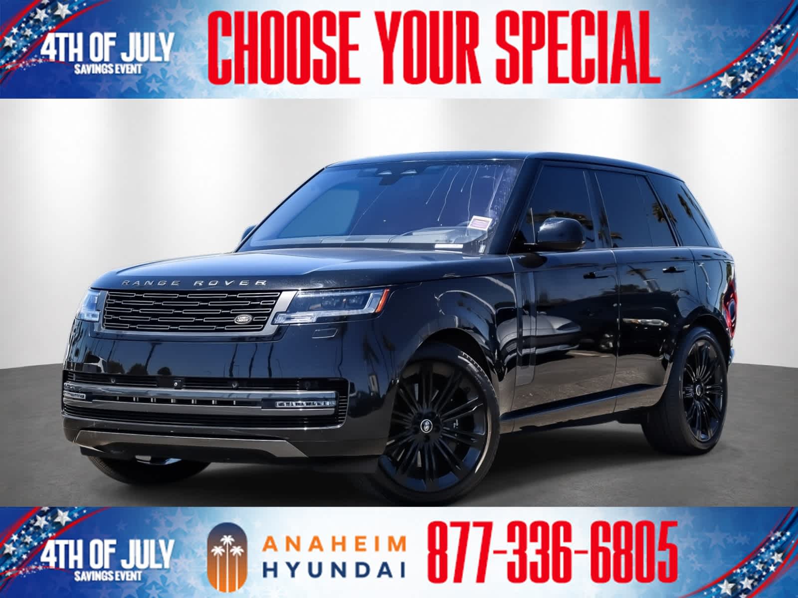 Black 2023 Land Rover Range Rover SUV / Crossover All-Wheel Drive 8-Speed Automatic
