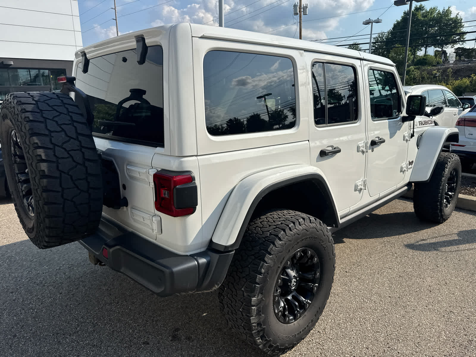 2019 Jeep Wrangler Unlimited Rubicon Bright White Clearcoat at Rick Weaver GMC