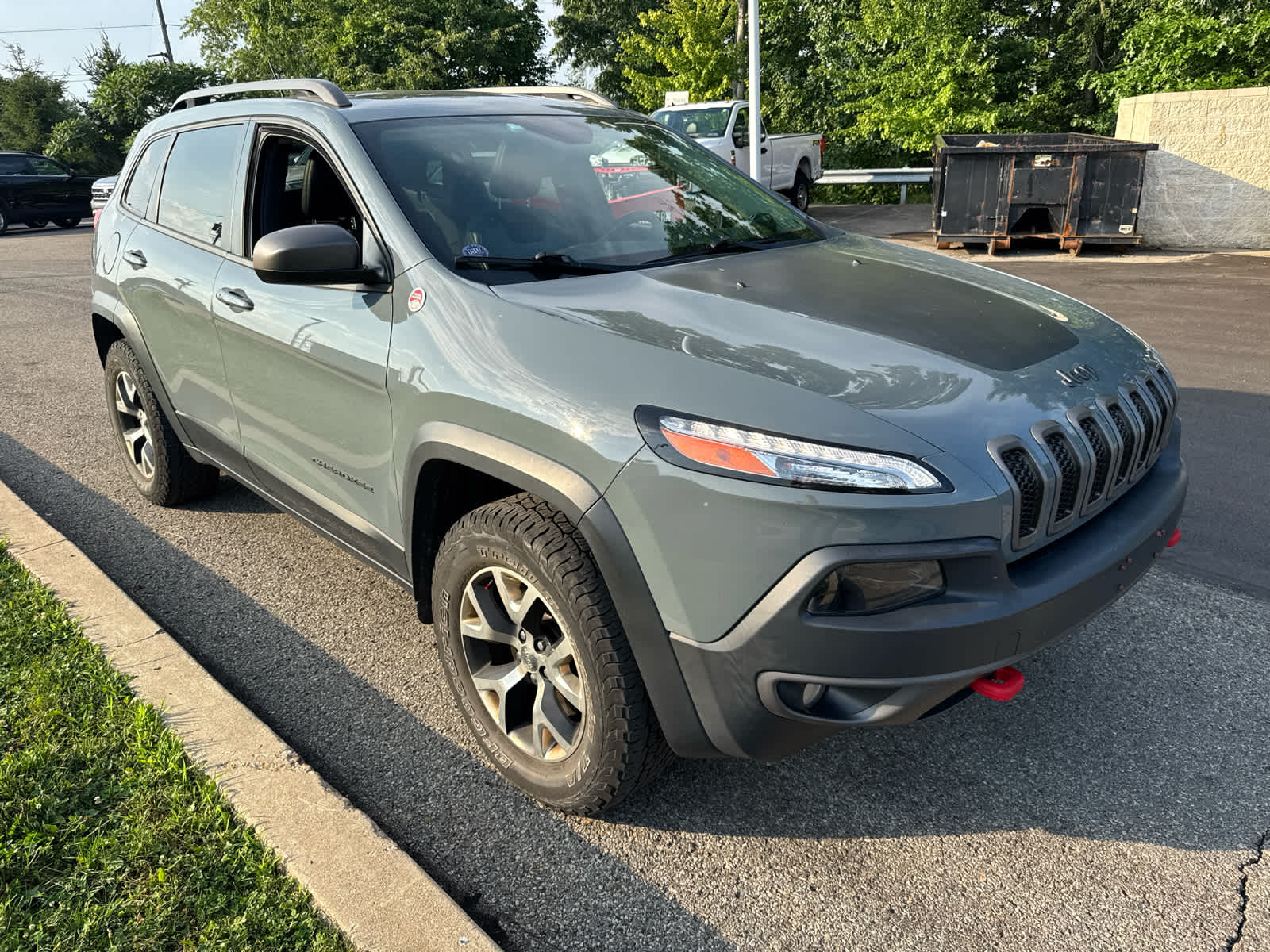 2015 Jeep Cherokee Trailhawk Anvil Clearcoat at Humes CDJR