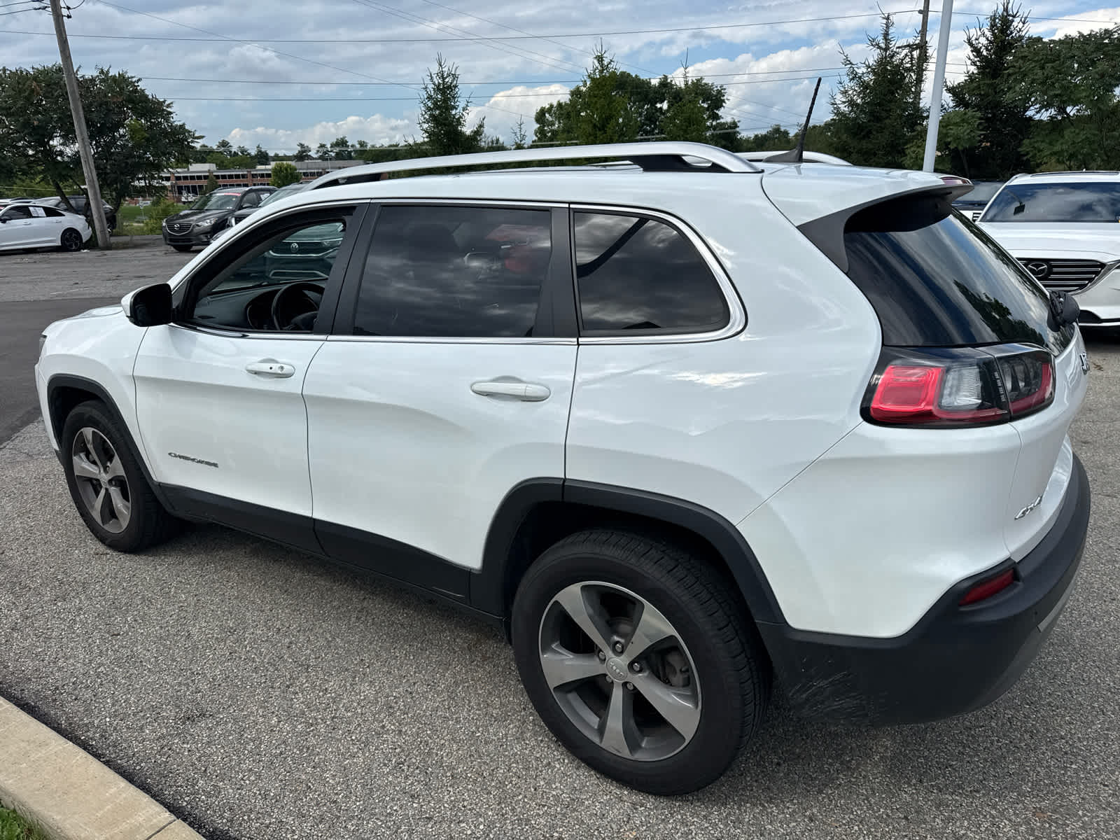 2019 Jeep Cherokee Limited Bright White Clearcoat at Rick Weaver Chevrolet