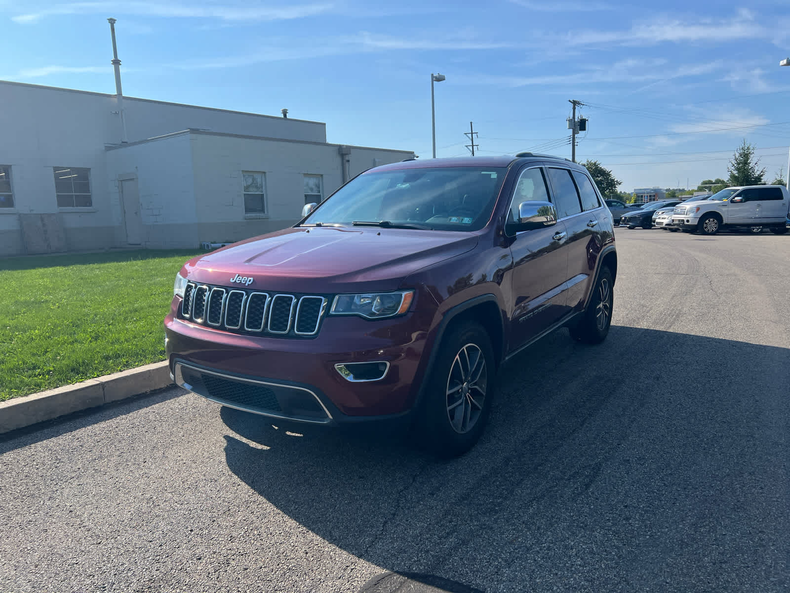 2017 Jeep Grand Cherokee Limited Velvet Red Pearlcoat at Humes CDJR