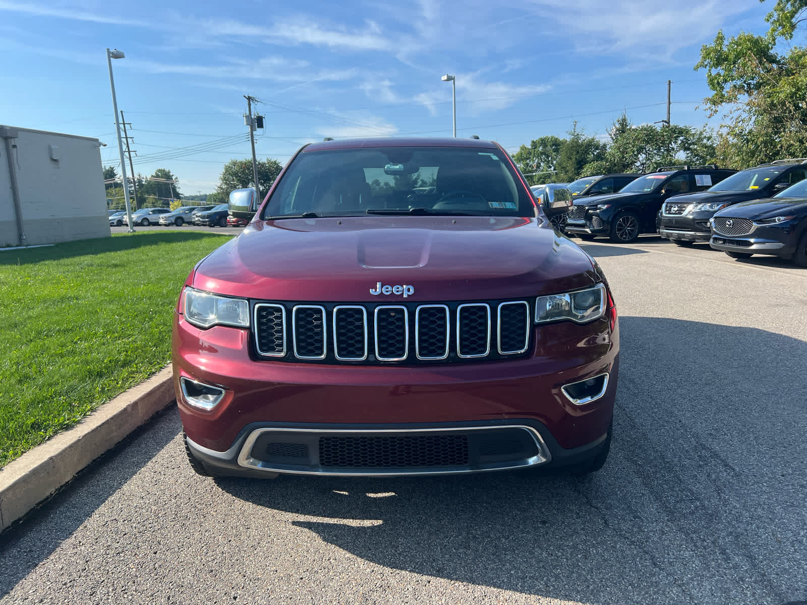 2017 Jeep Grand Cherokee Limited Velvet Red Pearlcoat at Humes CDJR