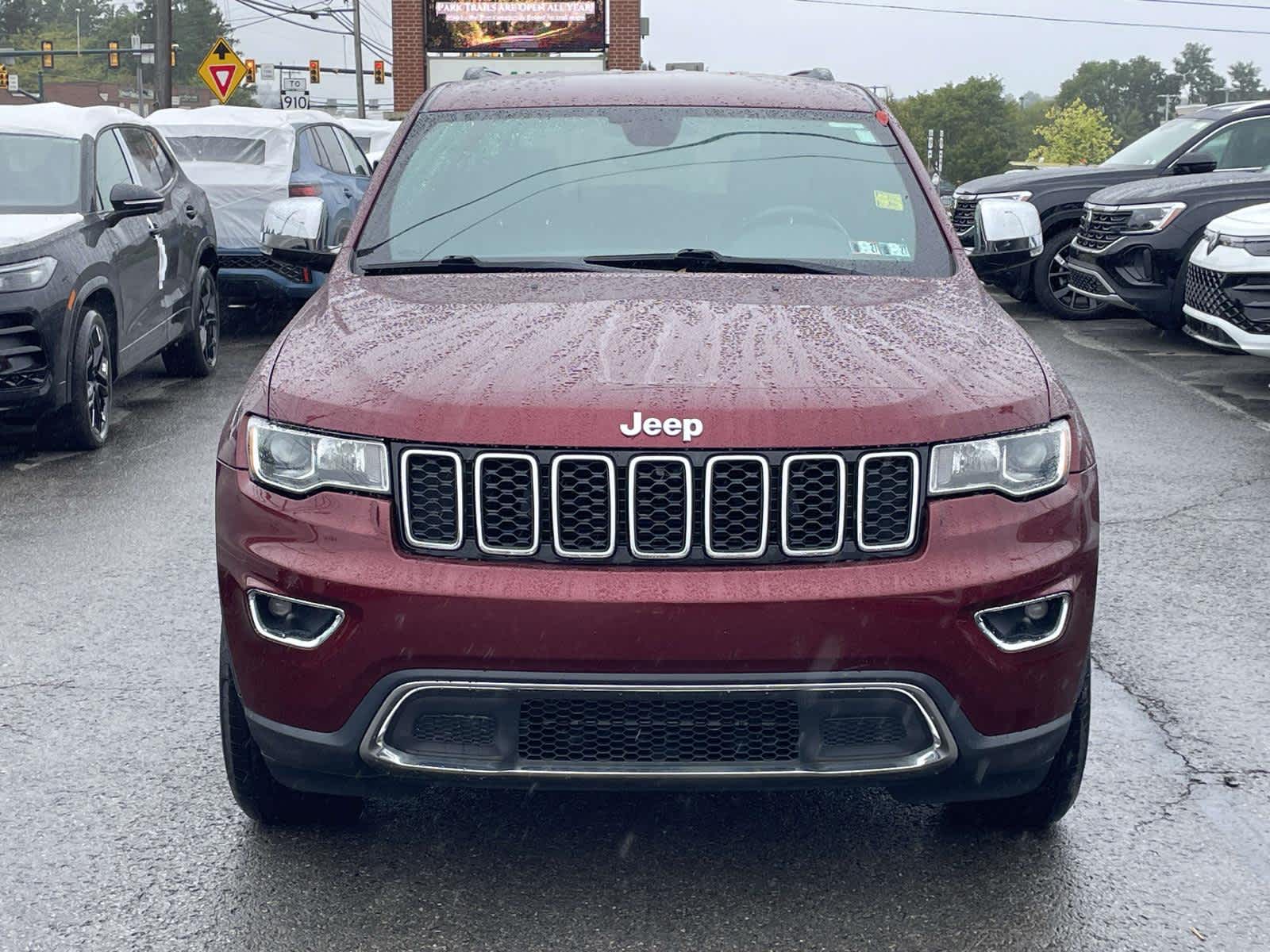 2017 Jeep Grand Cherokee Limited Velvet Red Pearlcoat at Humes CDJR