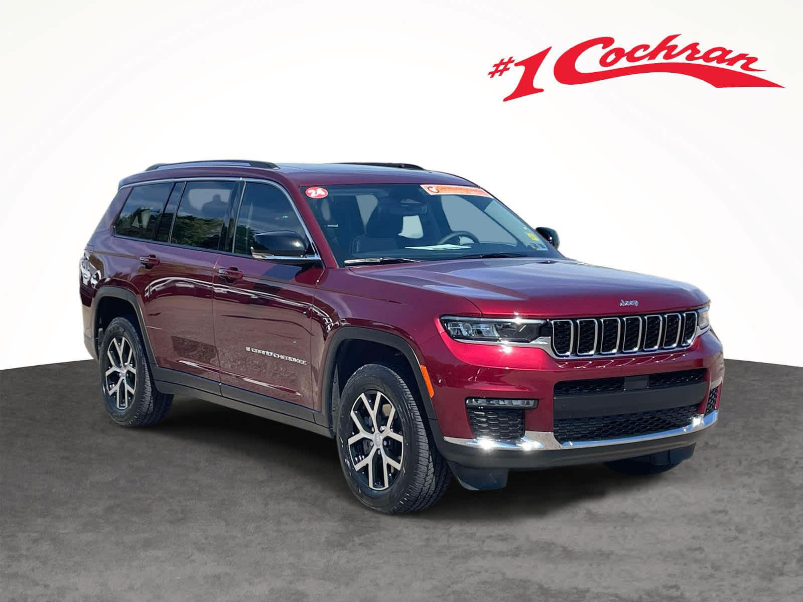 2024 Jeep Grand Cherokee L Limited Velvet Red Pearlcoat at Rick Weaver GMC