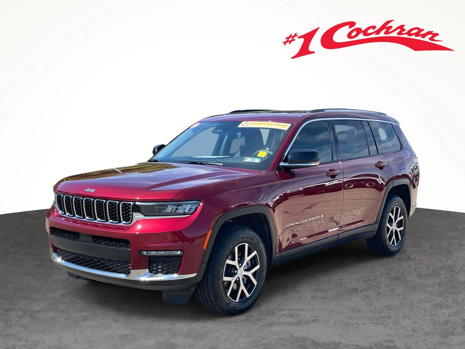 2024 Jeep Grand Cherokee L Limited Velvet Red Pearlcoat at Rick Weaver GMC