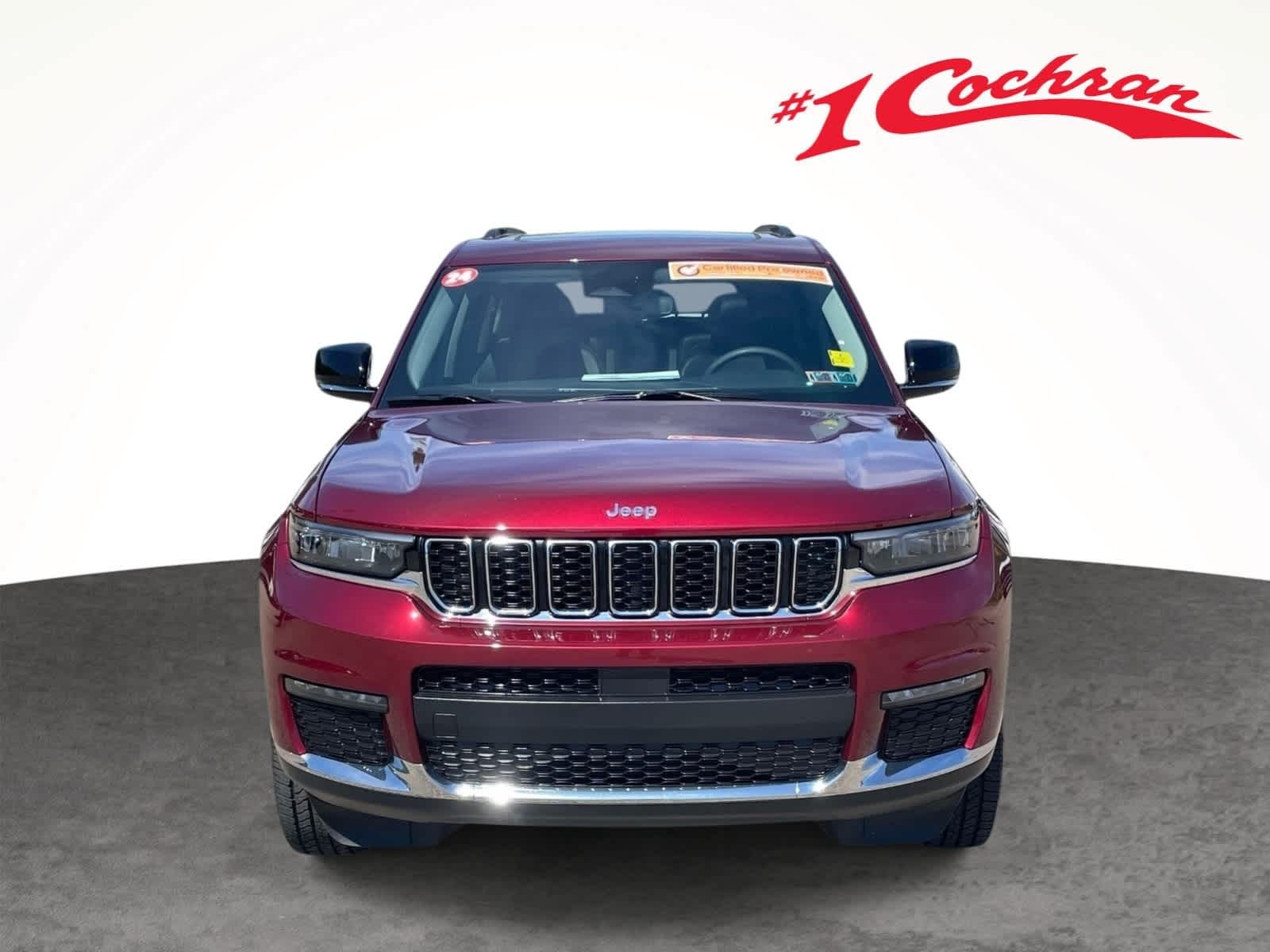 2024 Jeep Grand Cherokee L Limited Velvet Red Pearlcoat at Humes CDJR