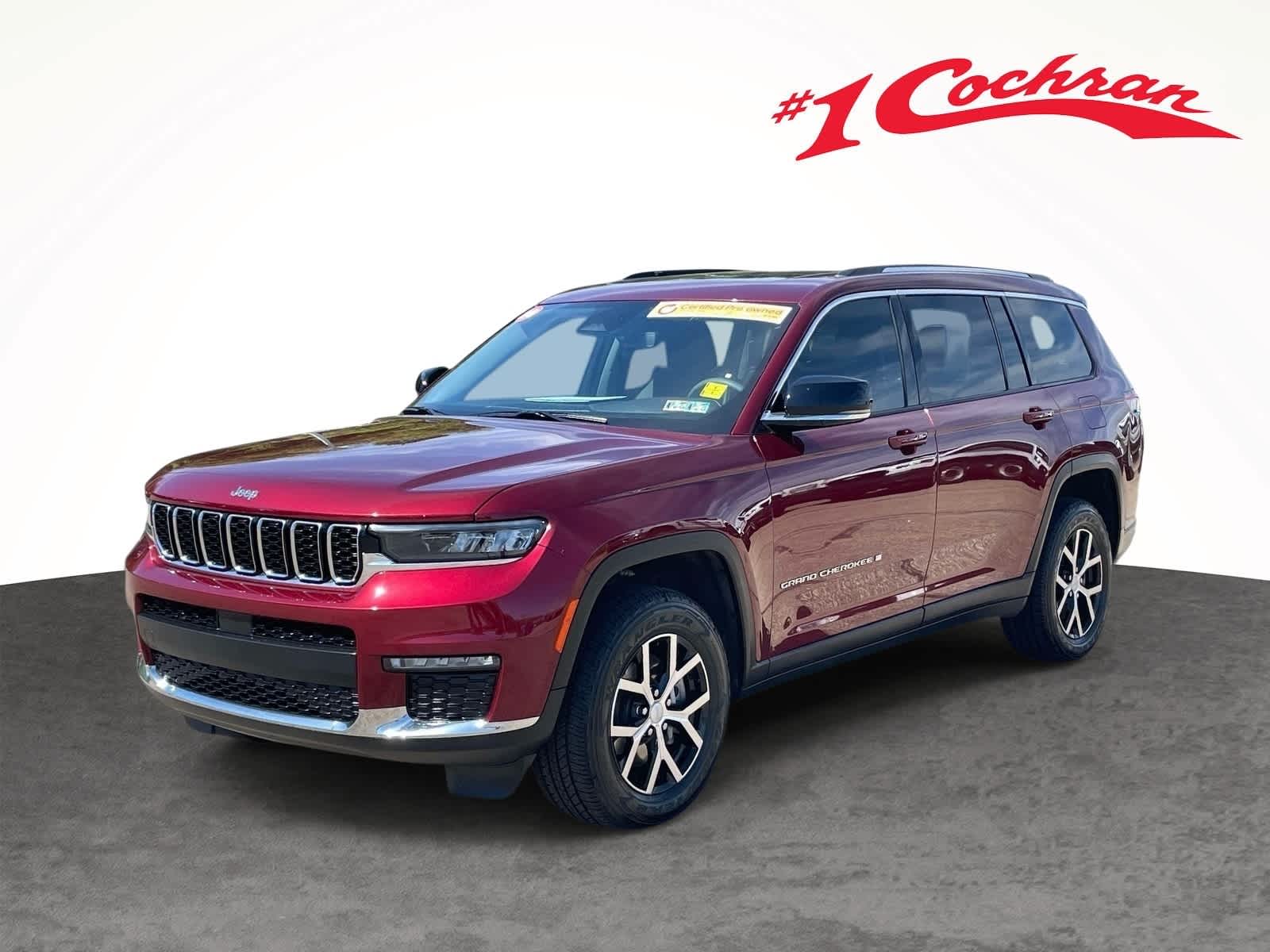 2024 Jeep Grand Cherokee L Limited Velvet Red Pearlcoat at Humes CDJR