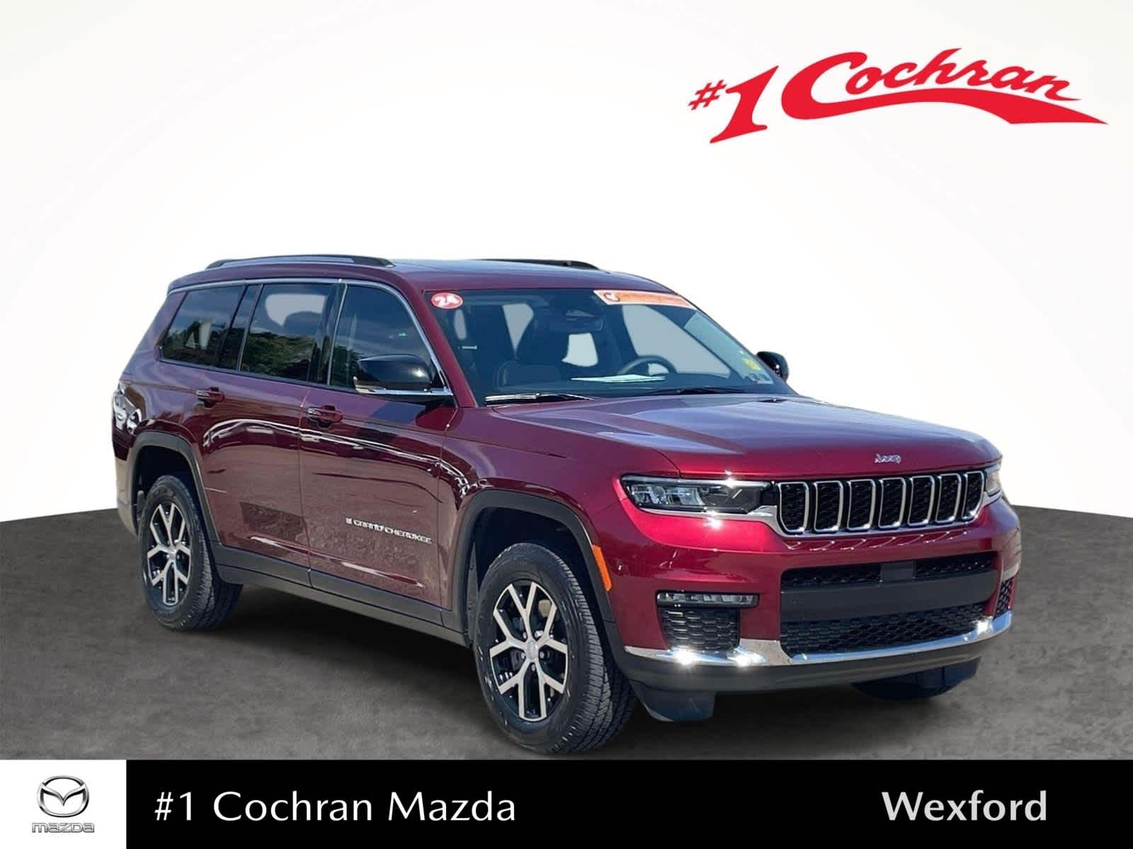 2024 Jeep Grand Cherokee L Limited Velvet Red Pearlcoat at Humes CDJR