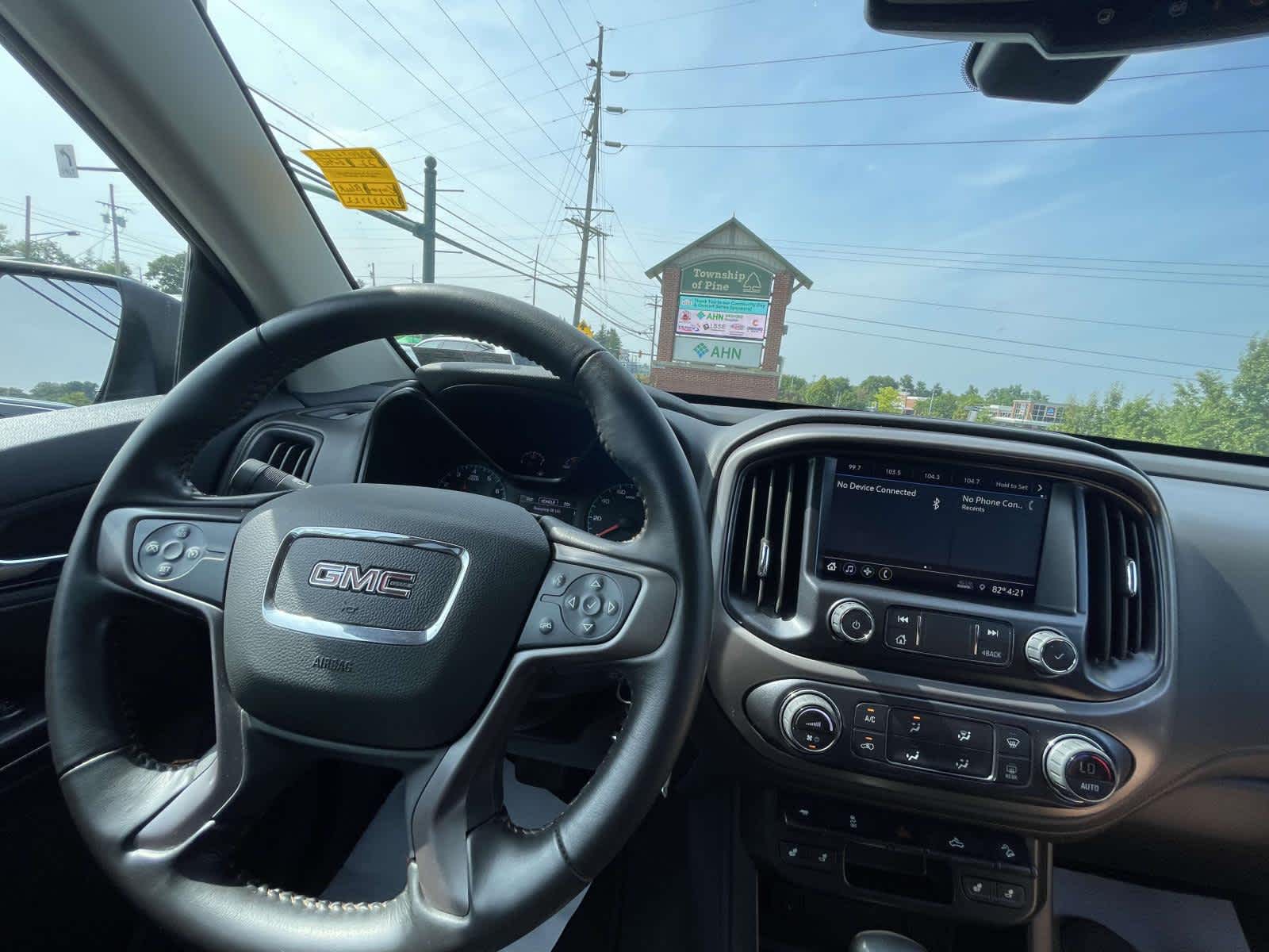 2022 GMC Canyon 4WD AT4 w/Cloth Onyx Black at Rick Weaver GMC