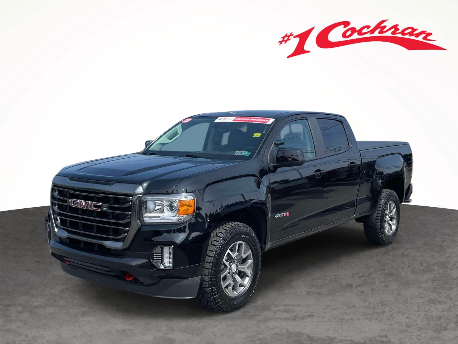 2022 GMC Canyon 4WD AT4 w/Cloth Onyx Black at Rick Weaver GMC