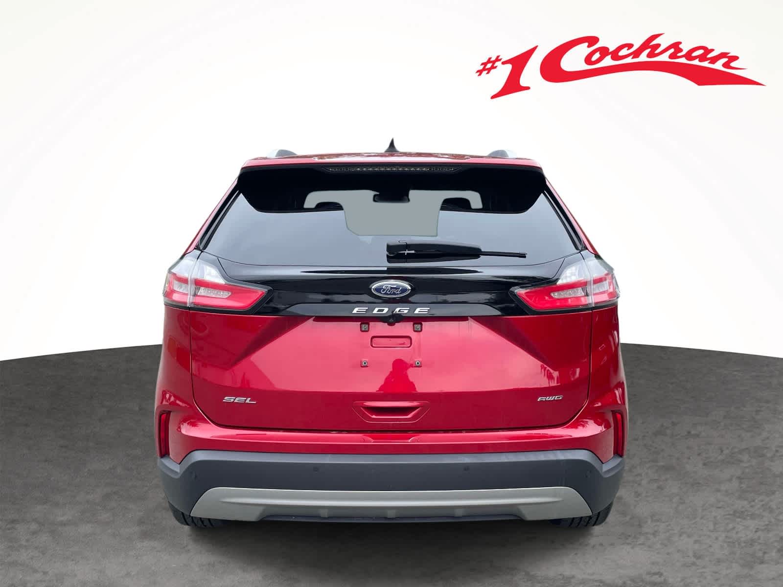 2022 Ford Edge SEL Rapid Red Metallic Tinted Clearcoat at Altoona Honda