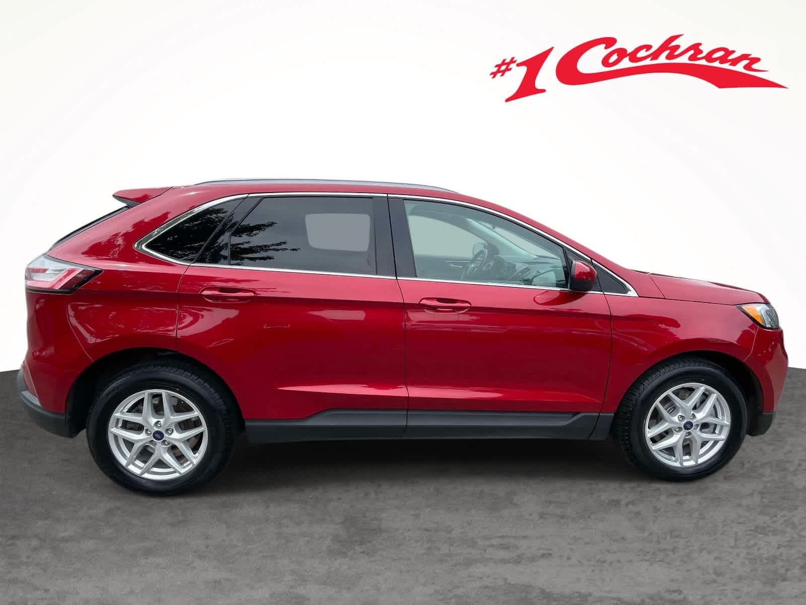 2022 Ford Edge SEL Rapid Red Metallic Tinted Clearcoat at Altoona Honda