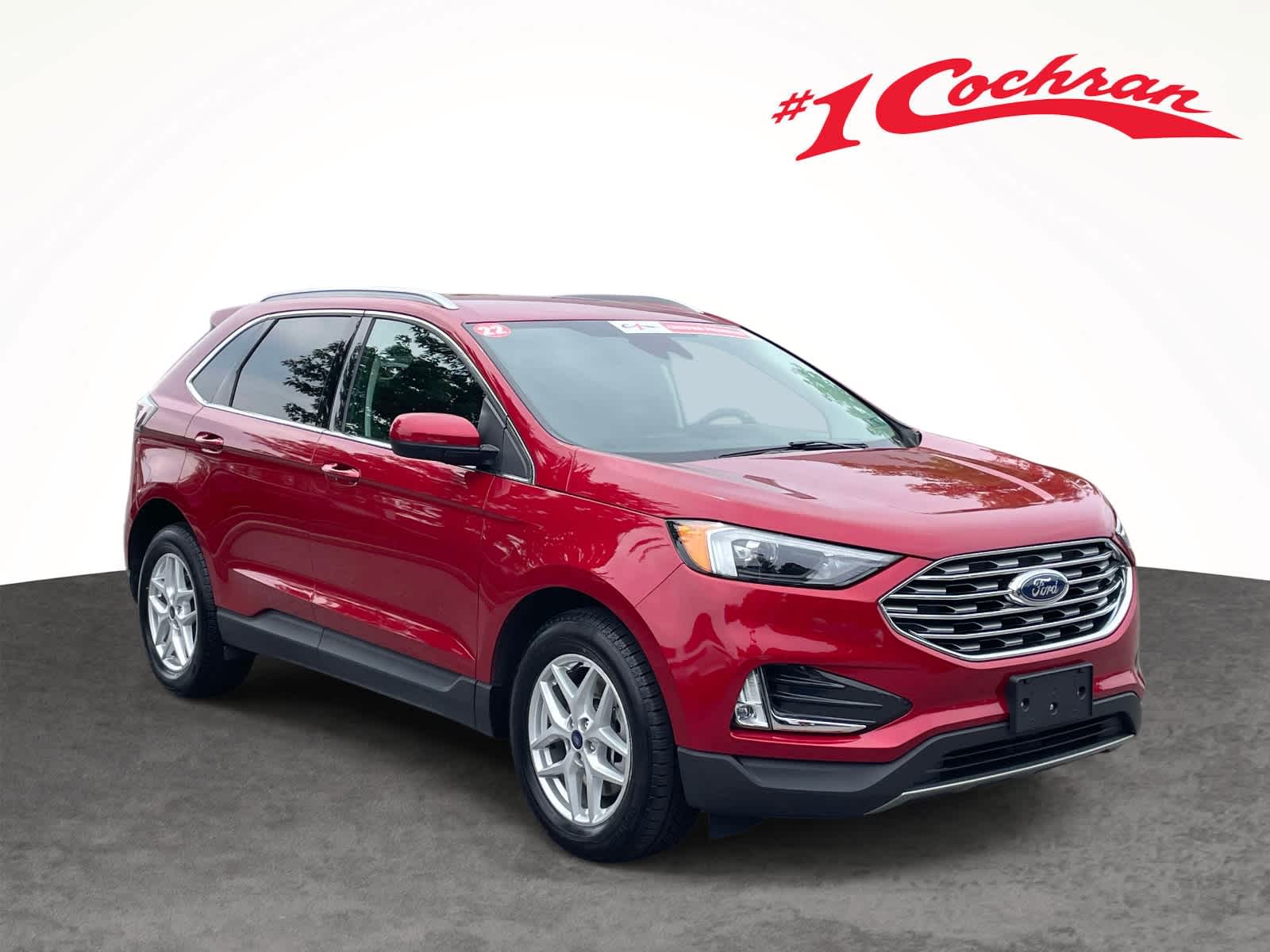 2022 Ford Edge SEL Rapid Red Metallic Tinted Clearcoat at Altoona Honda