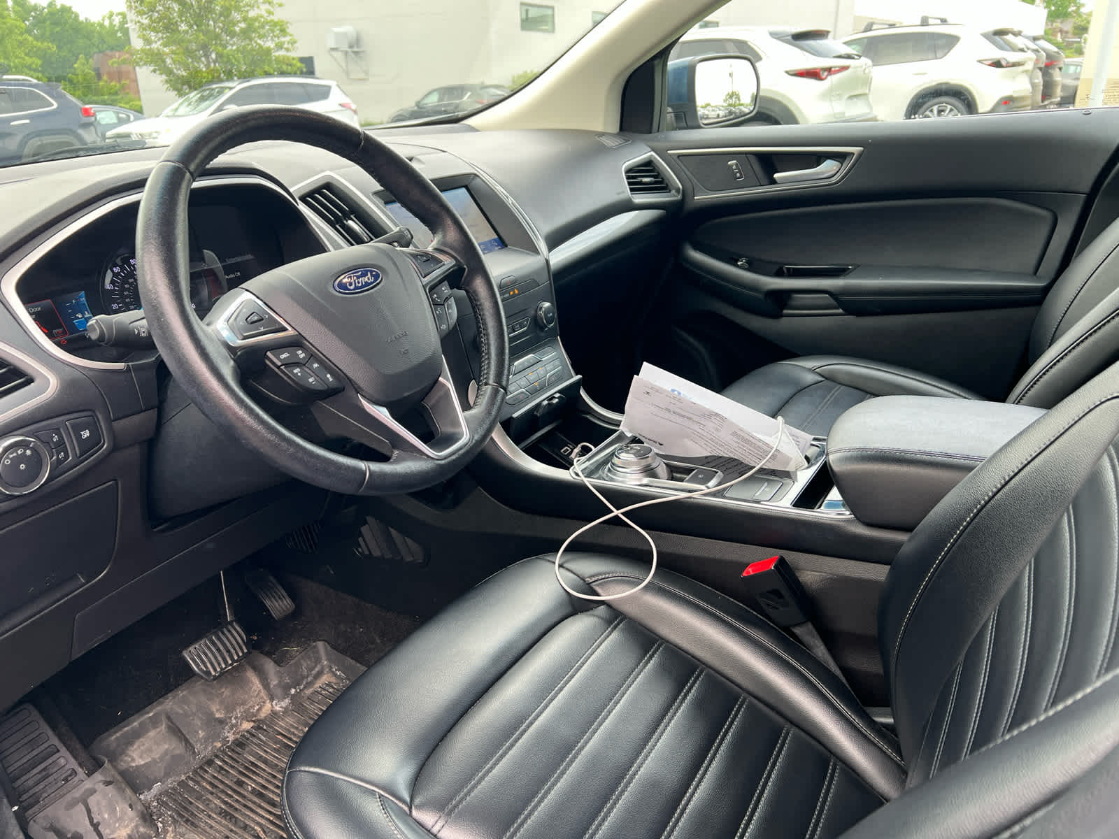 2019 Ford Edge SEL Blue Metallic at McCandless Ford