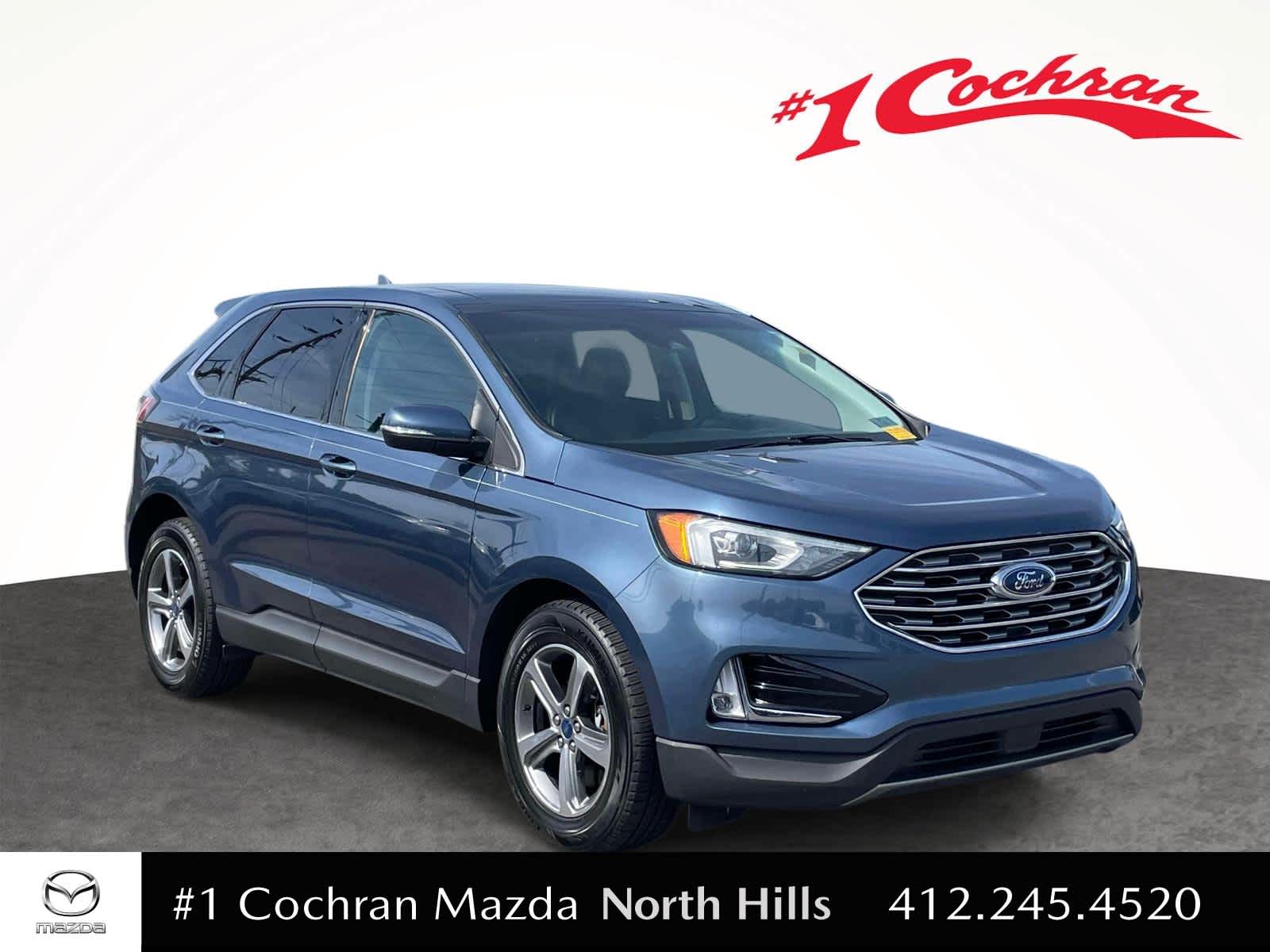 2019 Ford Edge SEL Blue Metallic at Woltz & Wind Ford