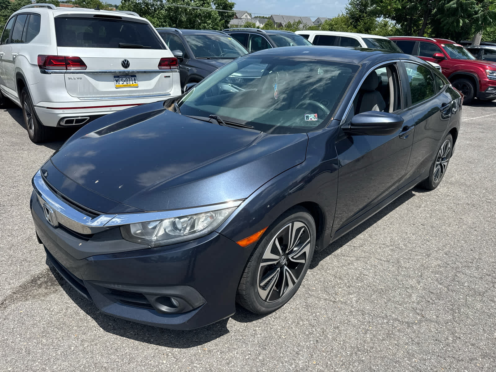 2017 Honda Civic Sedan EX-T Modern Steel Metallic at Delaney Chevrolet Buick