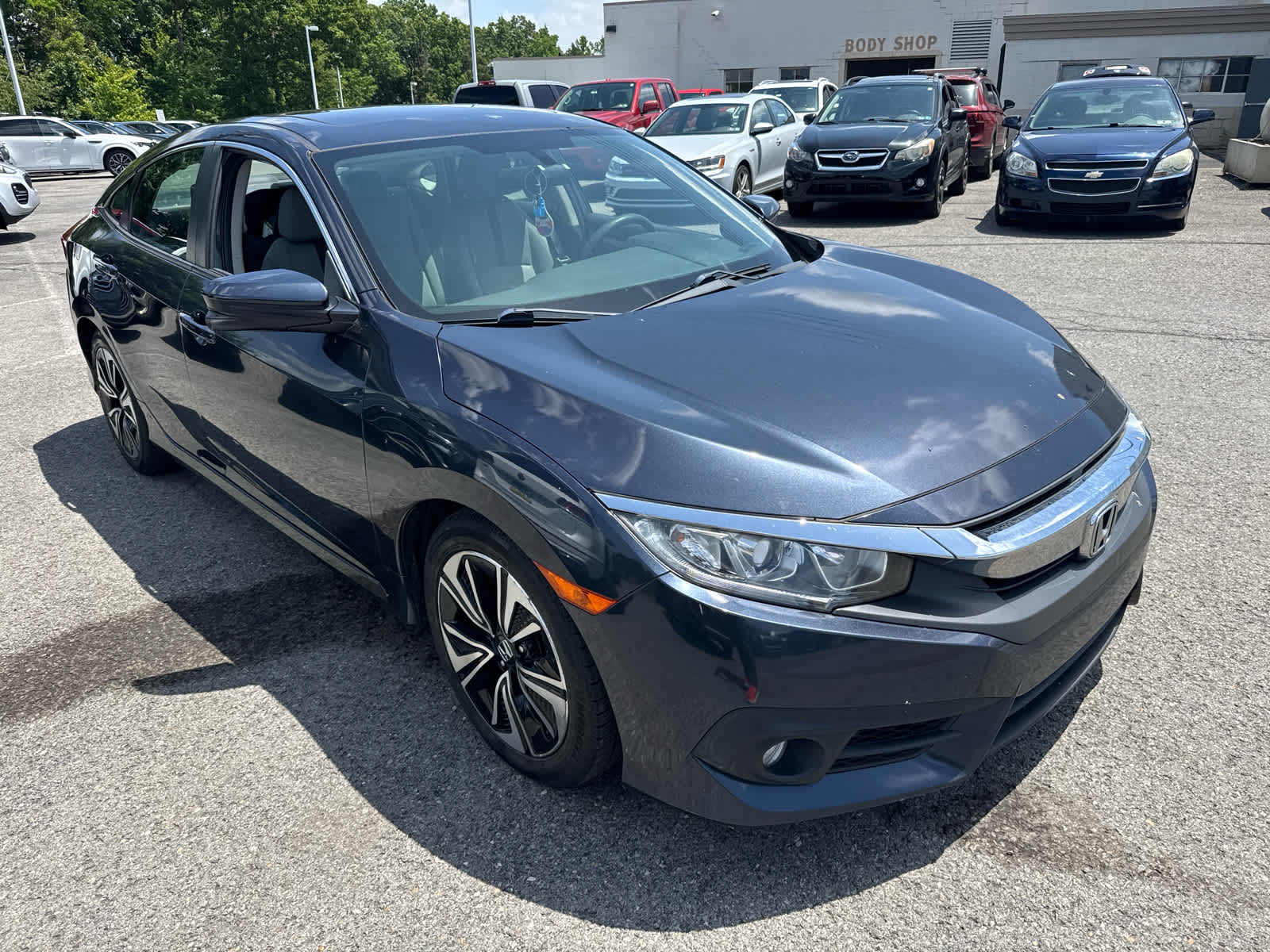 2017 Honda Civic Sedan EX-T Modern Steel Metallic at Delaney Chevrolet Buick