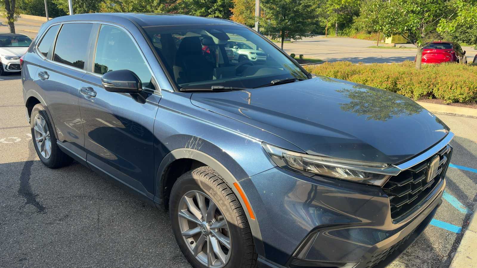 2024 Honda CR-V EX Canyon River Blue Metallic at Altoona Honda