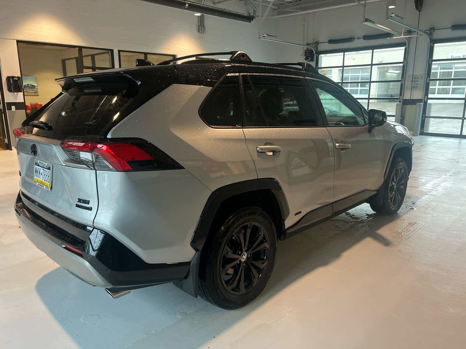 2024 Toyota RAV4 Hybrid XSE Silver Sky Metallic/Midnight Black Metallic at Altoona Honda