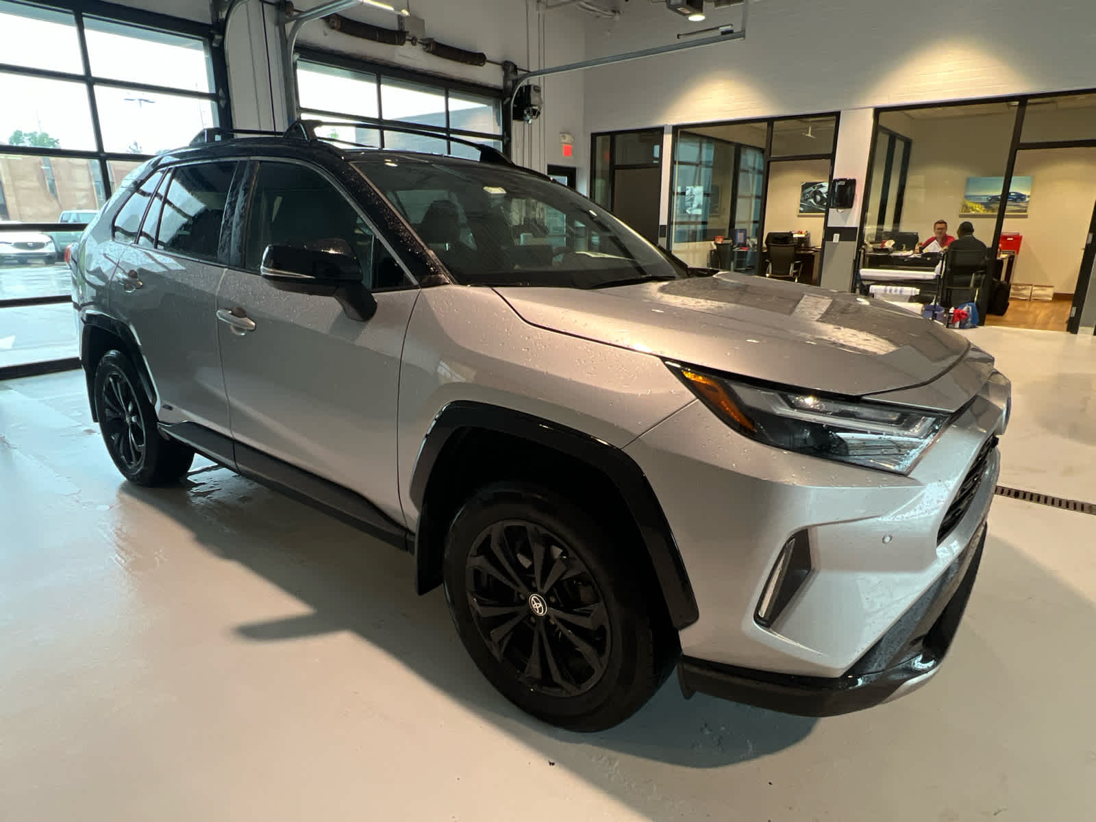 2024 Toyota RAV4 Hybrid XSE Silver Sky Metallic/Midnight Black Metallic at Altoona Honda