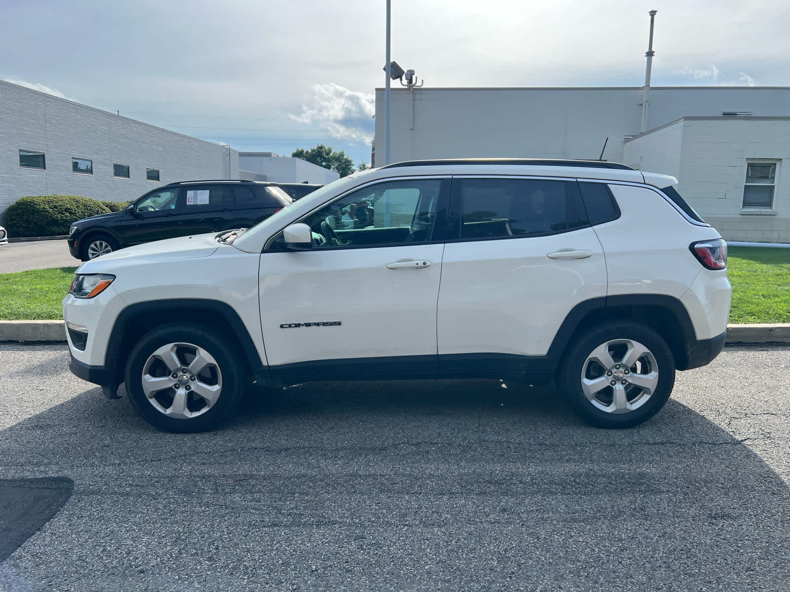 2018 Jeep Compass Latitude White Clearcoat at Cochran Mazda