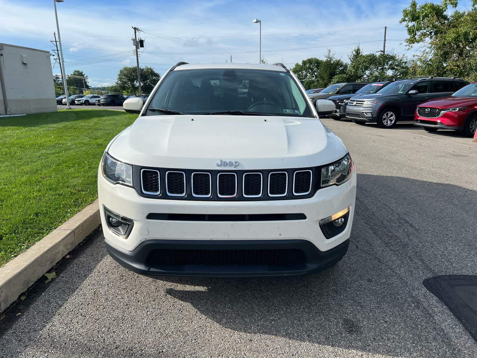 2018 Jeep Compass Latitude White Clearcoat at Cochran Mazda