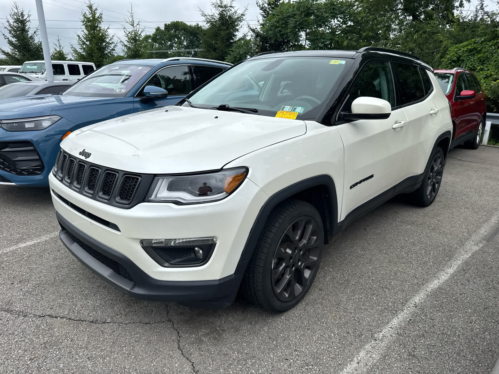 2019 Jeep Compass High Altitude Pearl White Tri-Coat at Three Rivers CJD