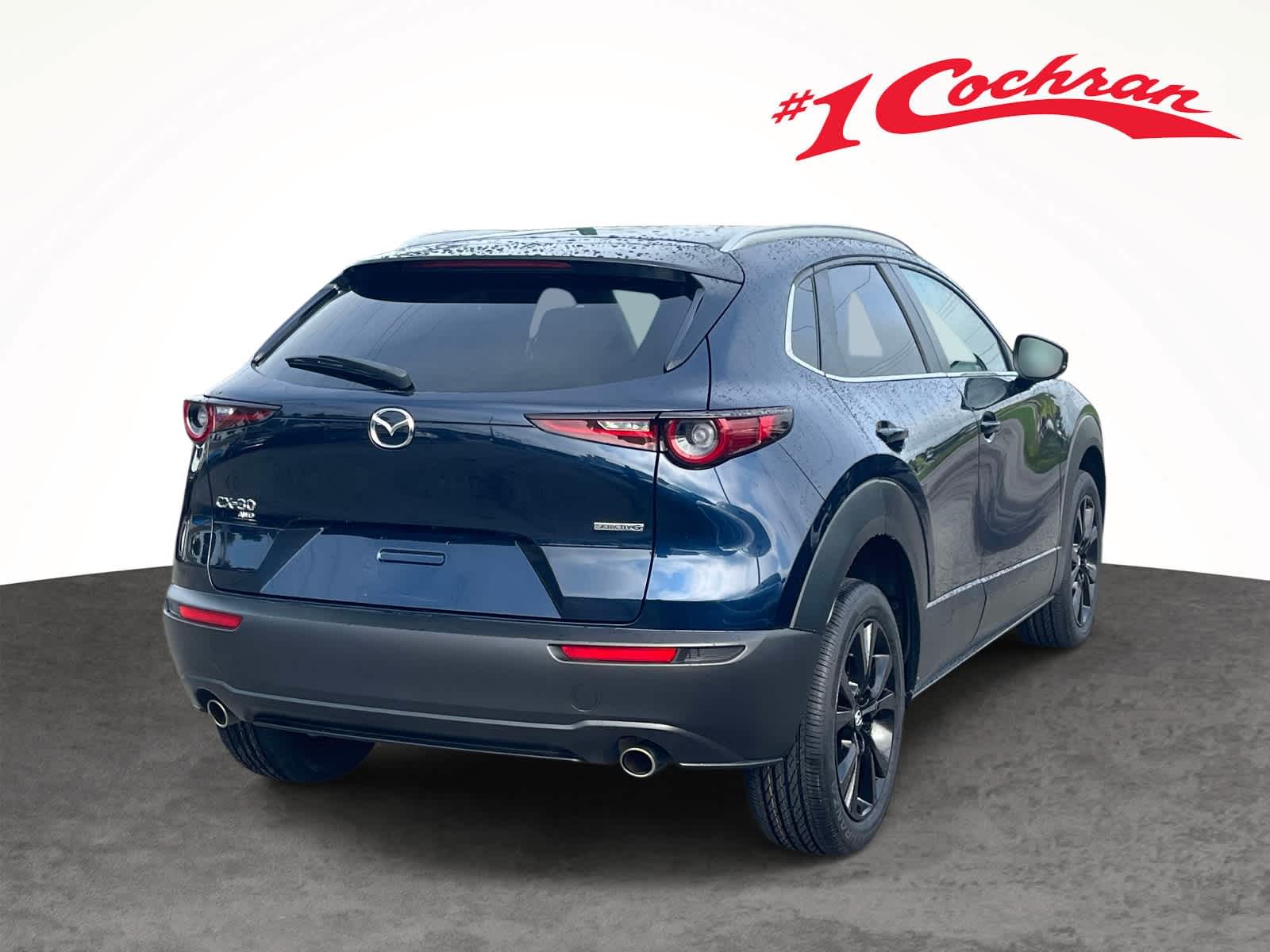 2024 Mazda CX-30 2.5 S Select Sport Deep Crystal Blue Mica at Cochran Mazda