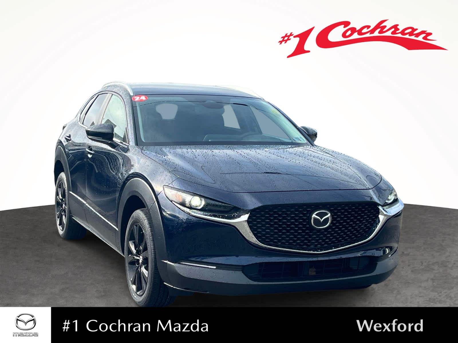 2024 Mazda CX-30 2.5 S Select Sport Deep Crystal Blue Mica at Cochran Mazda