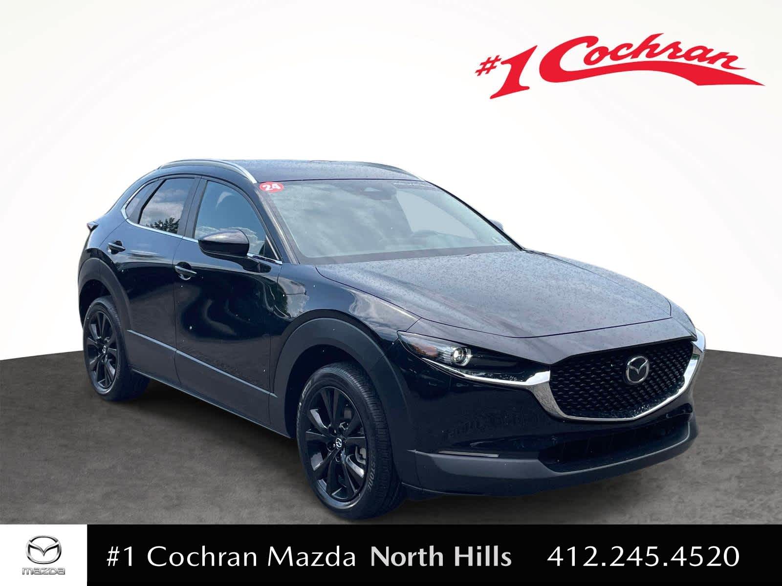 2024 Mazda CX-30 2.5 S Select Sport Jet Black Mica at Cochran Mazda