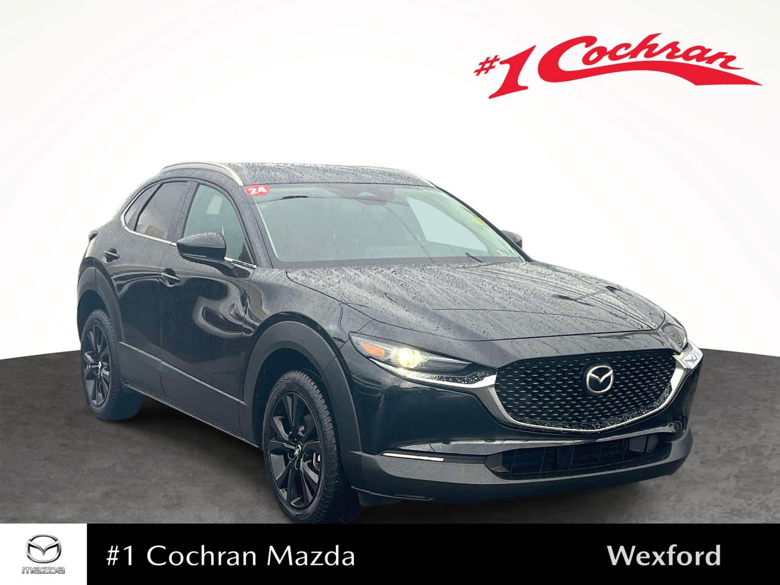 2024 Mazda CX-30 2.5 S Select Sport Jet Black Mica at Cochran Mazda